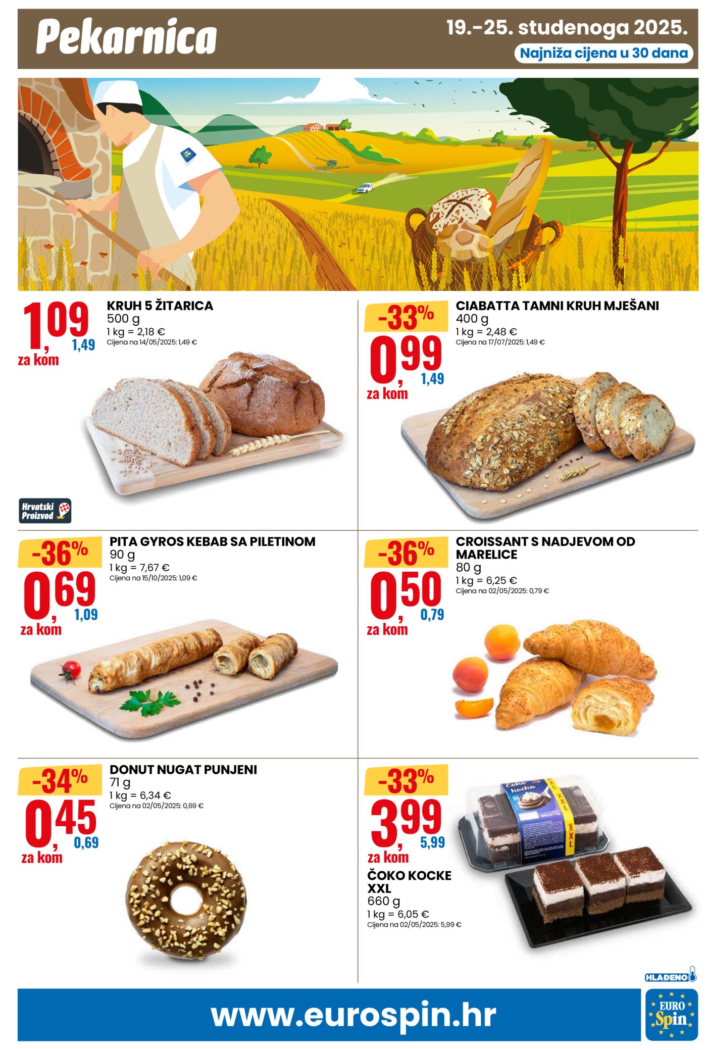 Eurospin katalog Akcija 19.11.-25.11.2025.