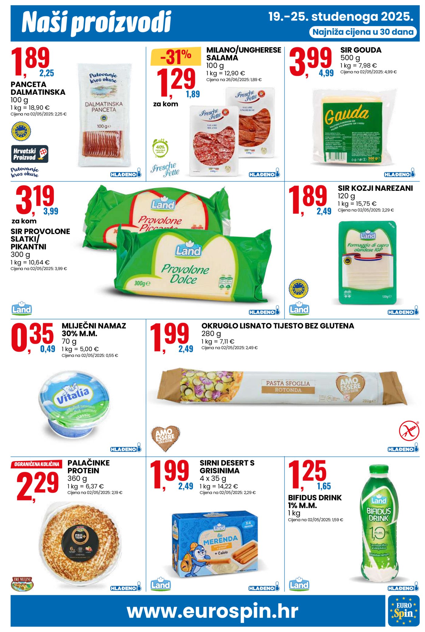 Eurospin katalog Akcija 19.11.-25.11.2025.