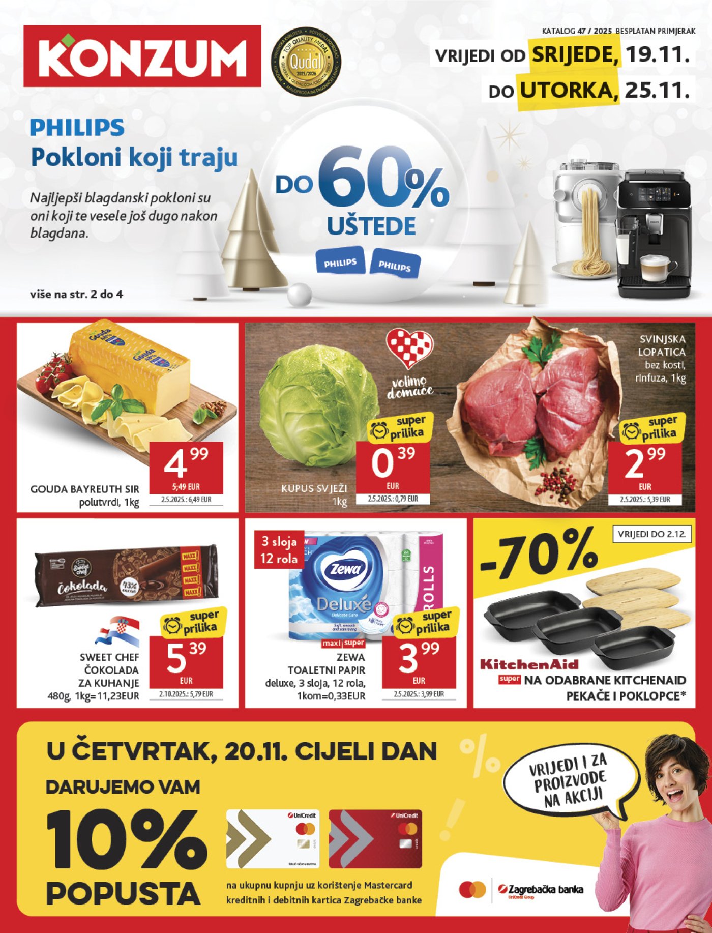Konzum katalog Akcija 19.11.-25.11.2025.