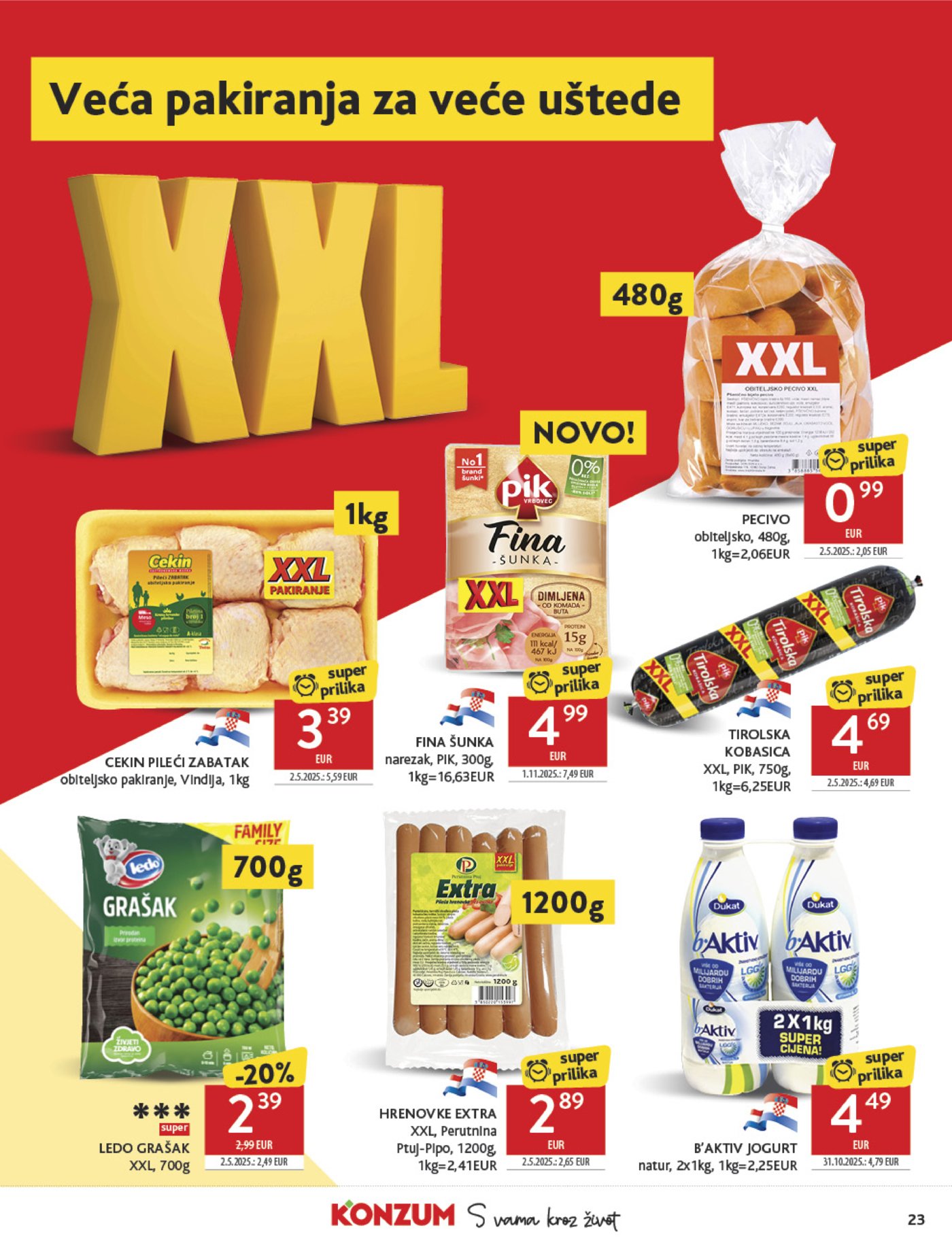 Konzum katalog Akcija 19.11.-25.11.2025.