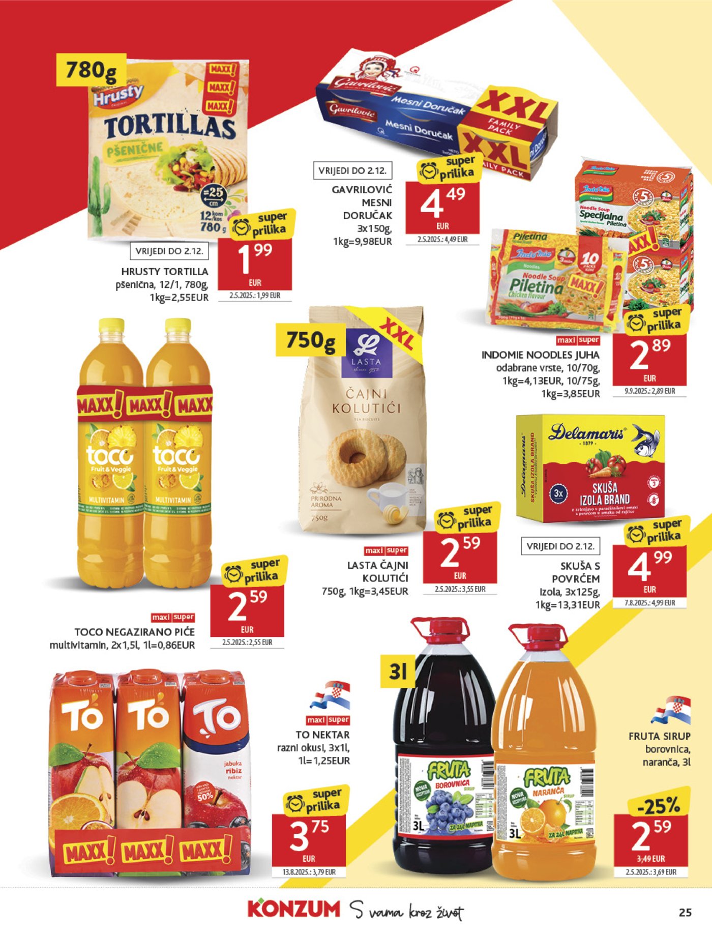 Konzum katalog Akcija 19.11.-25.11.2025.
