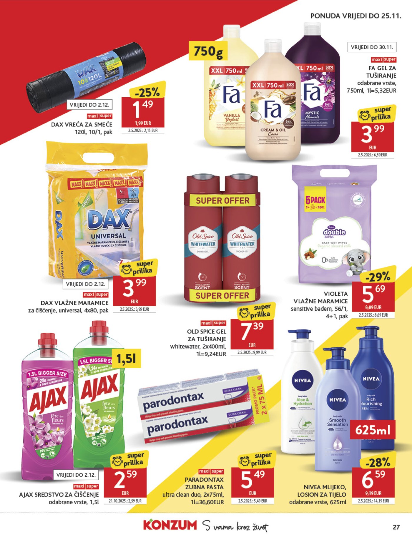 Konzum katalog Akcija 19.11.-25.11.2025.