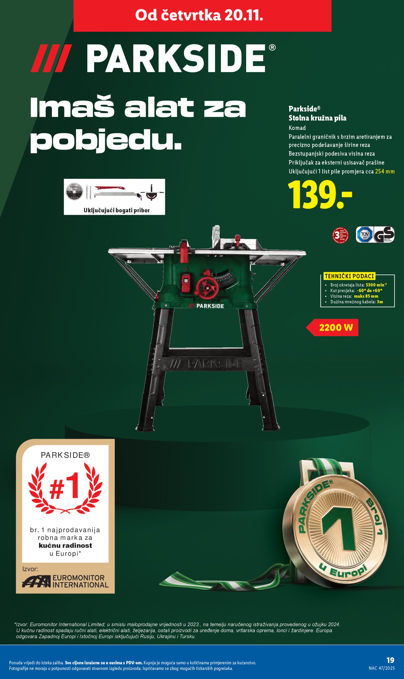 Lidl katalog Super ponuda od četvrtka 20.11. - 23.11.2025.