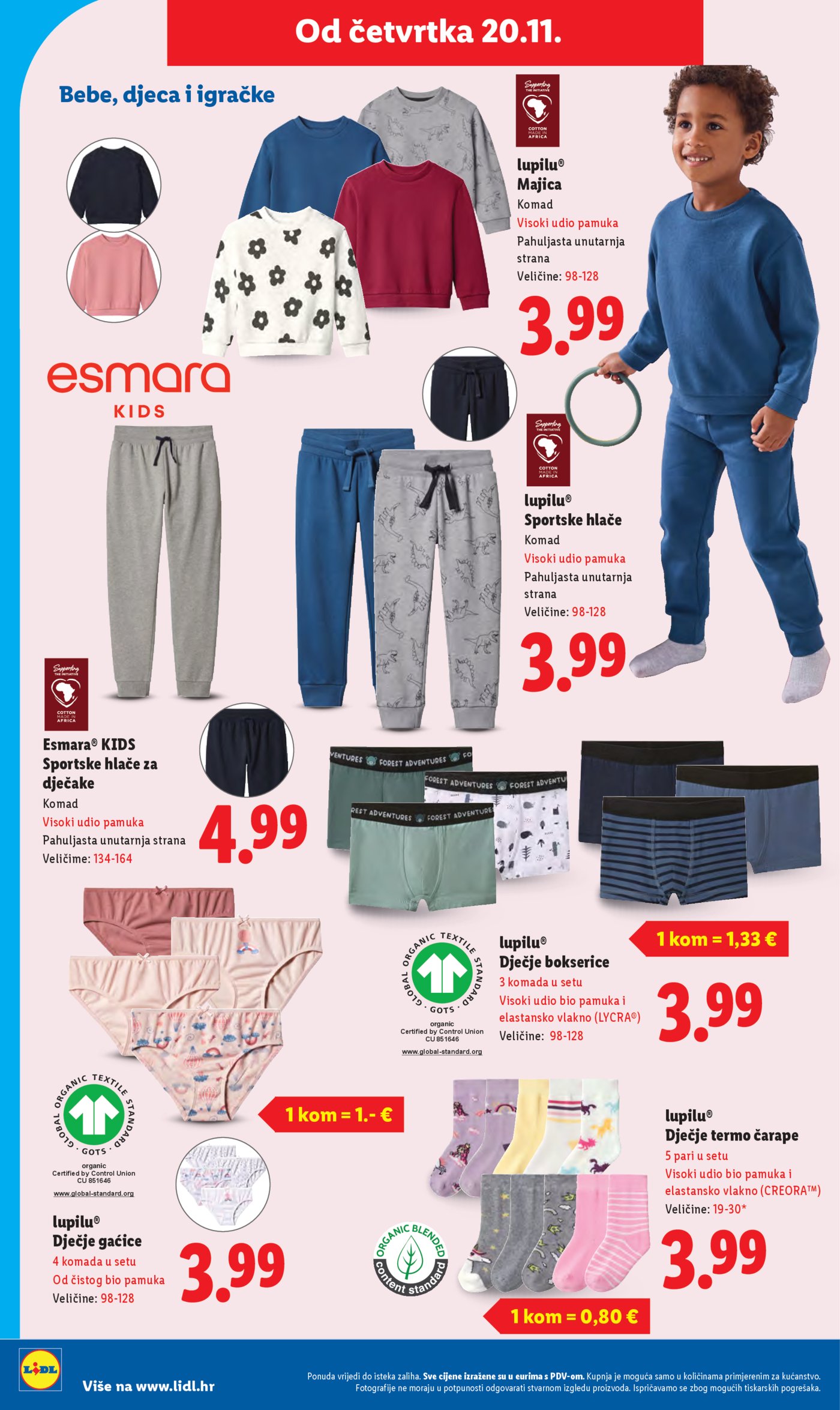 Lidl katalog Super ponuda od četvrtka 20.11. - 23.11.2025.