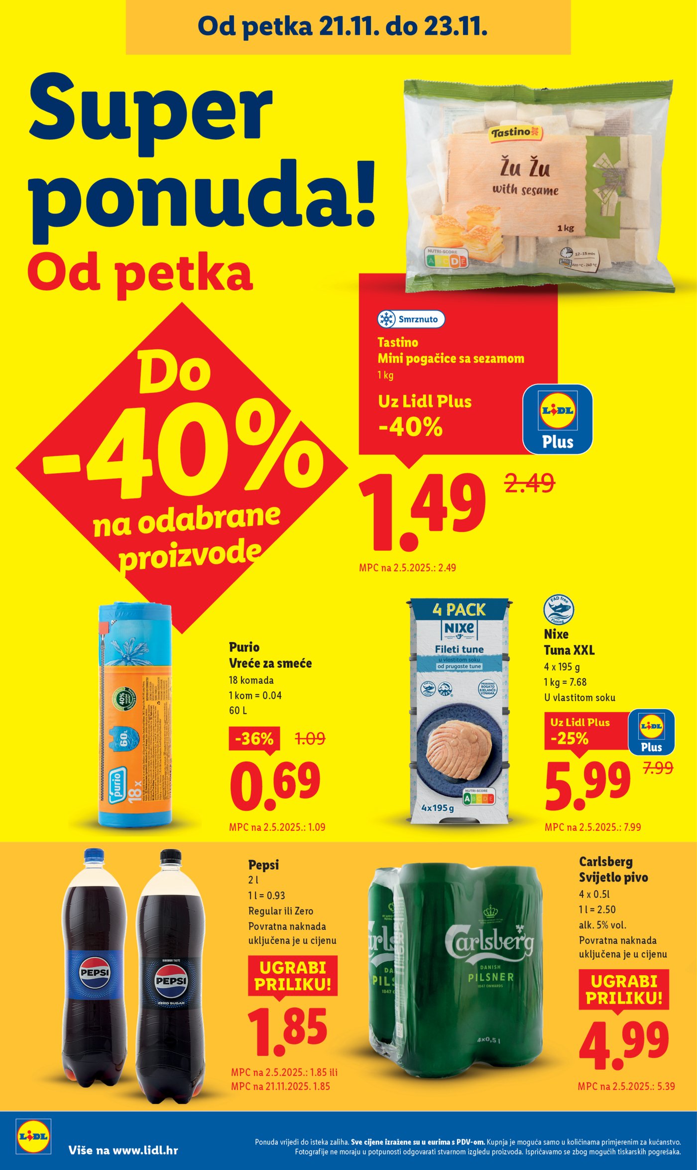 Lidl katalog Super ponuda od četvrtka 20.11. - 23.11.2025.