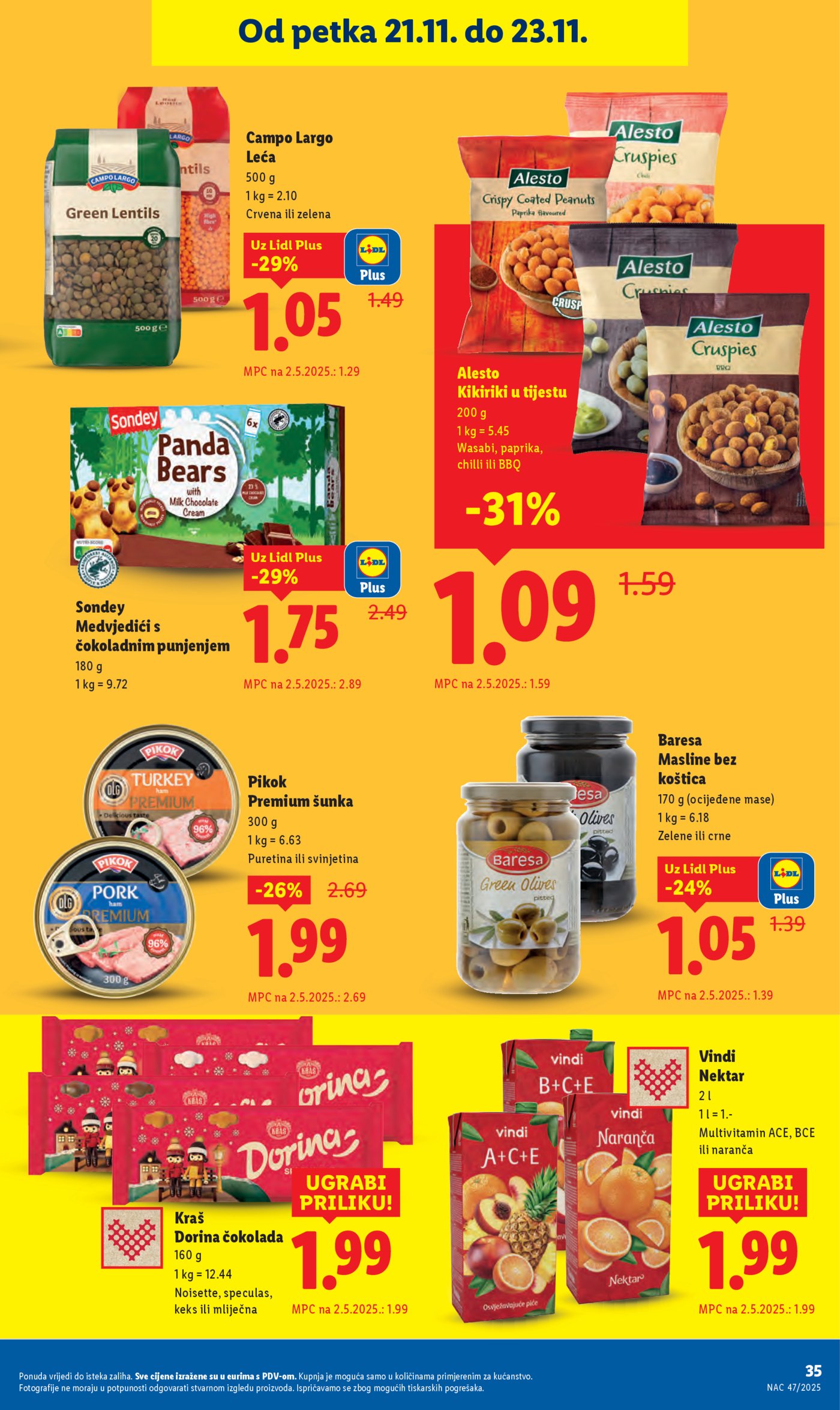 Lidl katalog Super ponuda od četvrtka 20.11. - 23.11.2025.