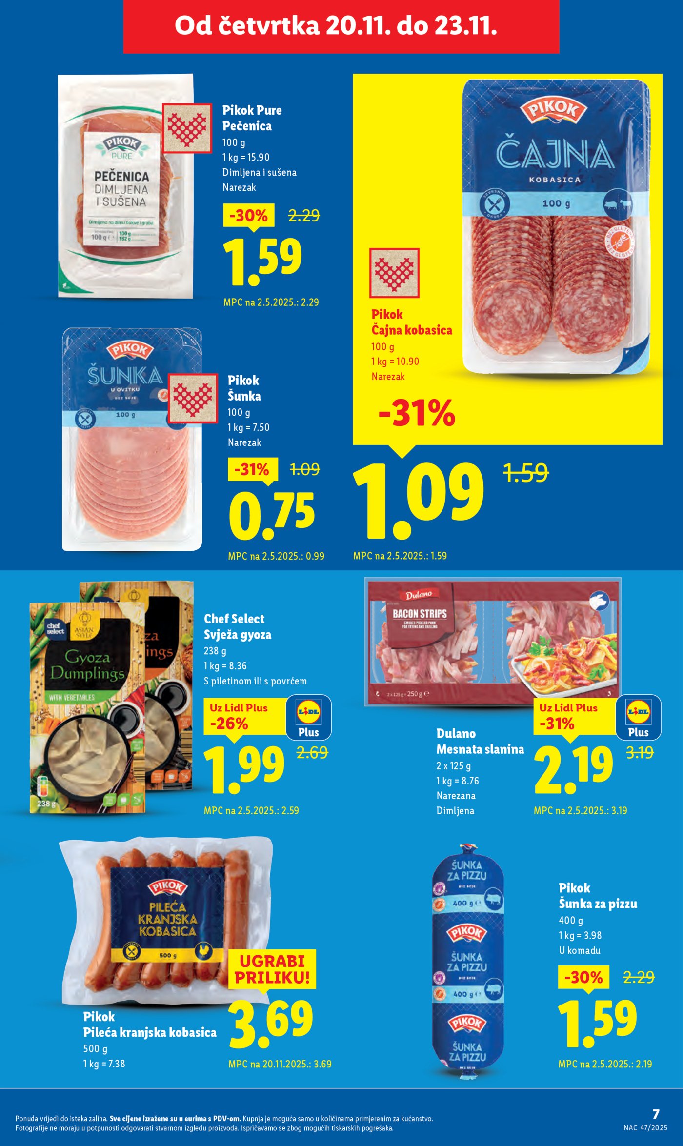 Lidl katalog Super ponuda od četvrtka 20.11. - 23.11.2025.