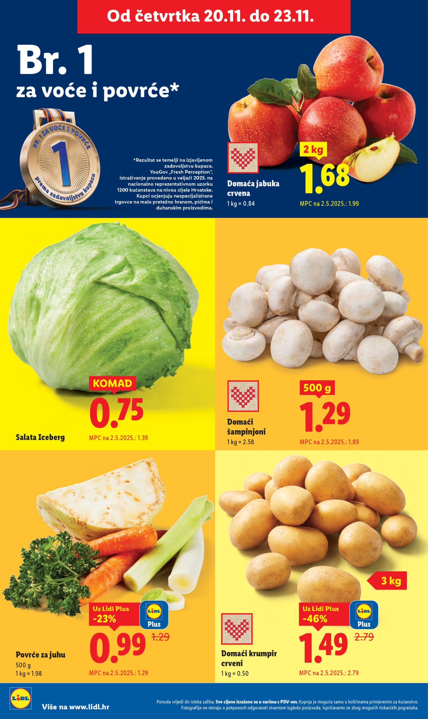 Lidl katalog Super ponuda od četvrtka 20.11. - 23.11.2025.