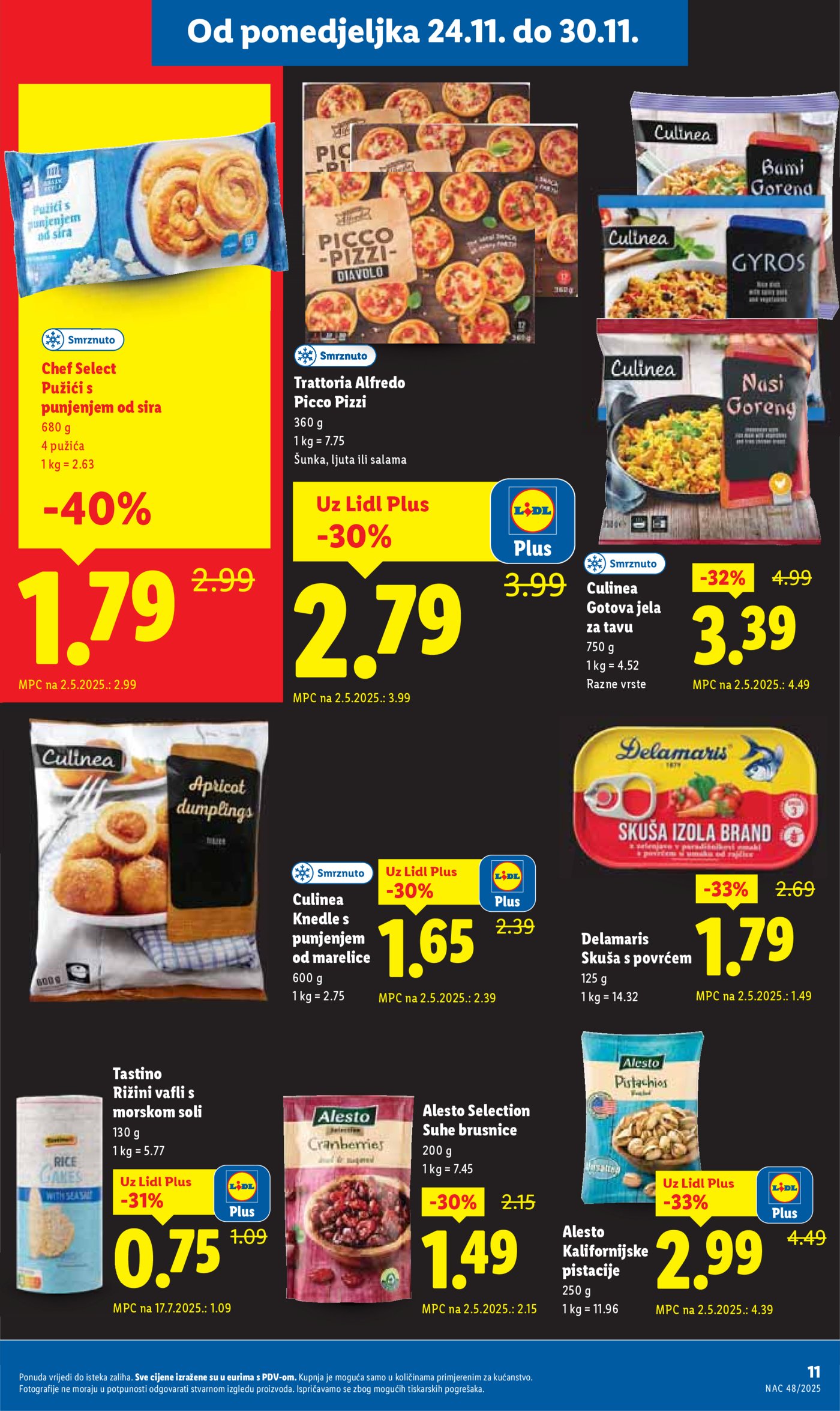 Lidl katalog Super ponuda od ponedjeljka 24.11. - 30.11.2025.