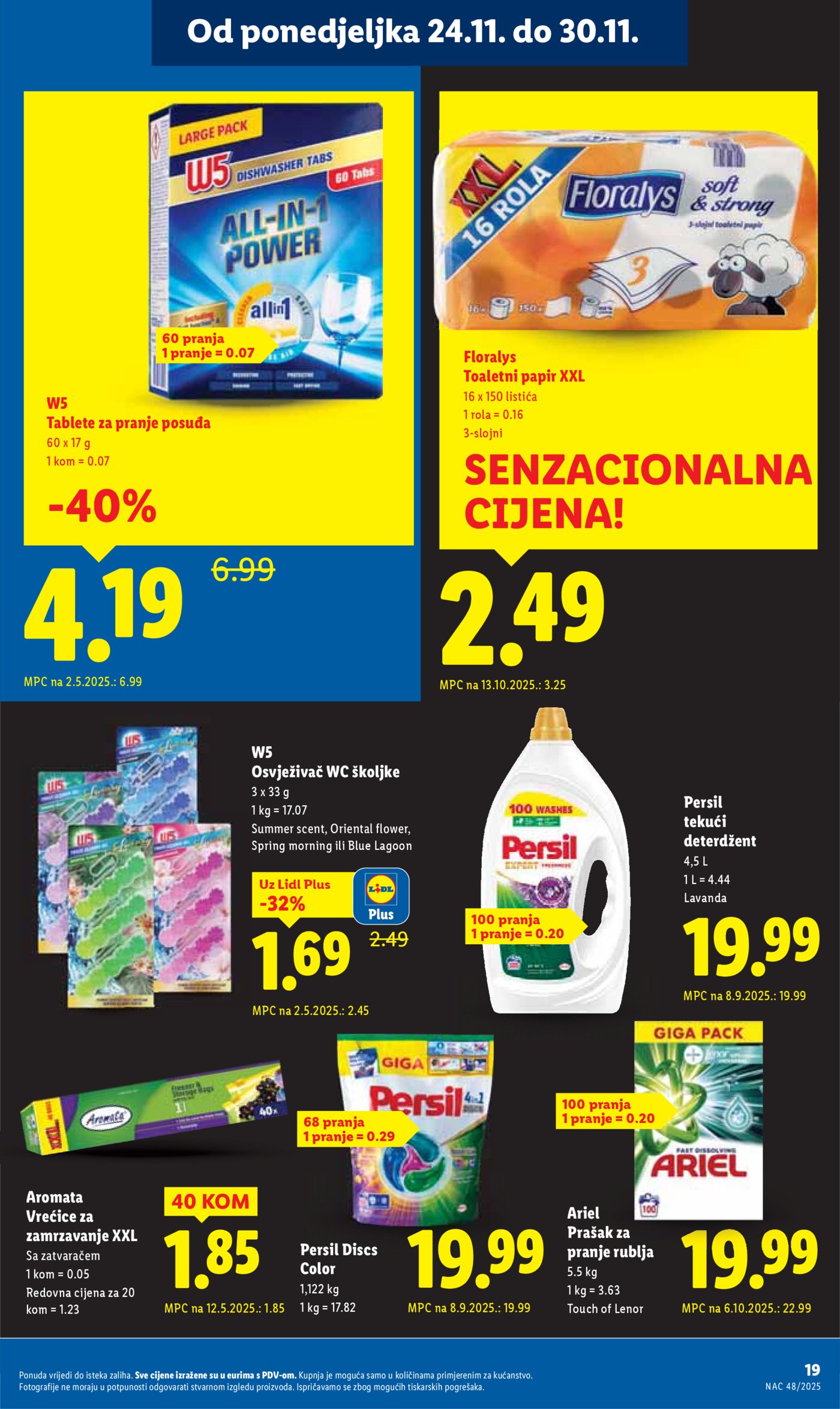 Lidl katalog Super ponuda od ponedjeljka 24.11. - 30.11.2025.