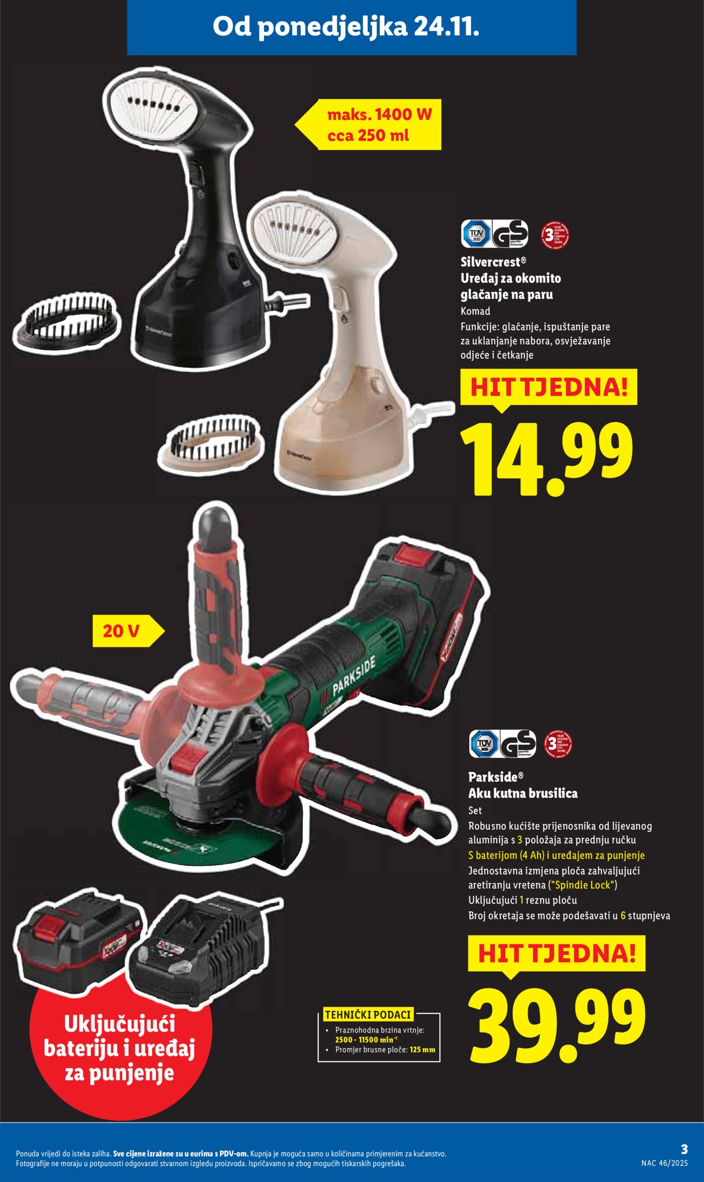 Lidl katalog Super ponuda od ponedjeljka 24.11. - 30.11.2025.