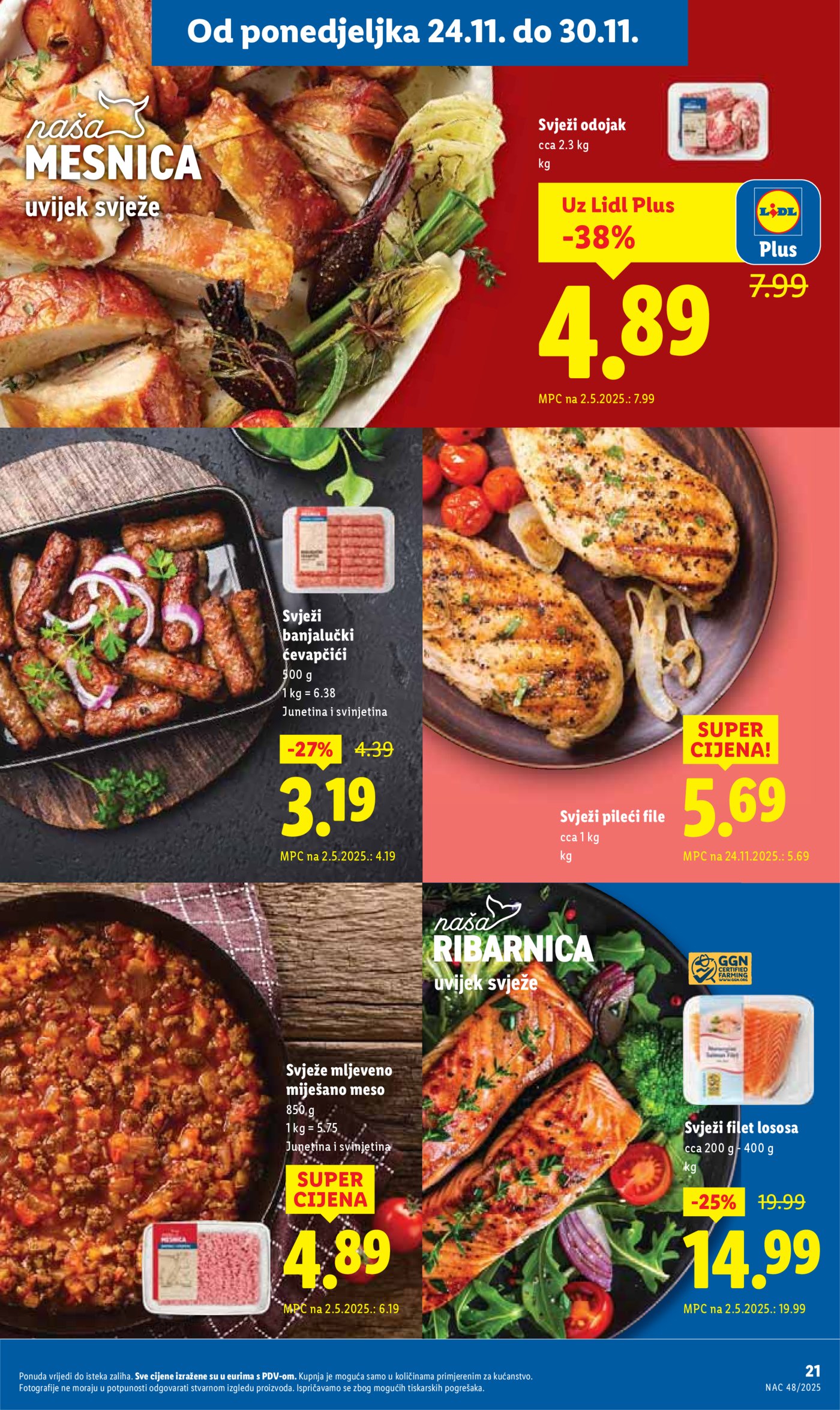 Lidl katalog Super ponuda od ponedjeljka 24.11. - 30.11.2025.