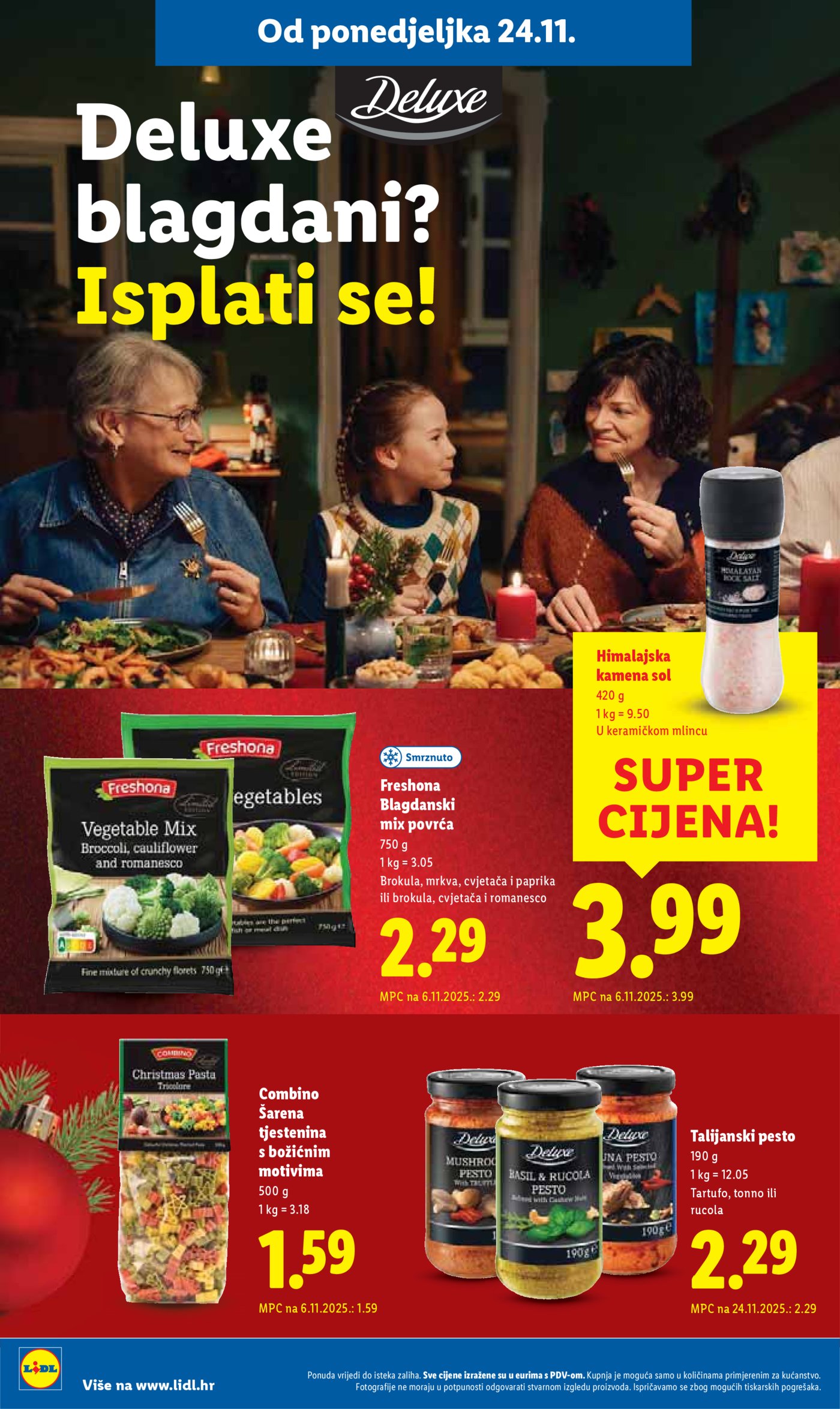 Lidl katalog Super ponuda od ponedjeljka 24.11. - 30.11.2025.