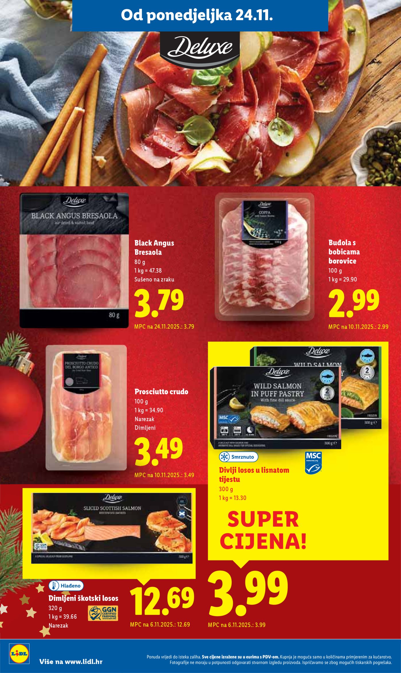 Lidl katalog Super ponuda od ponedjeljka 24.11. - 30.11.2025.