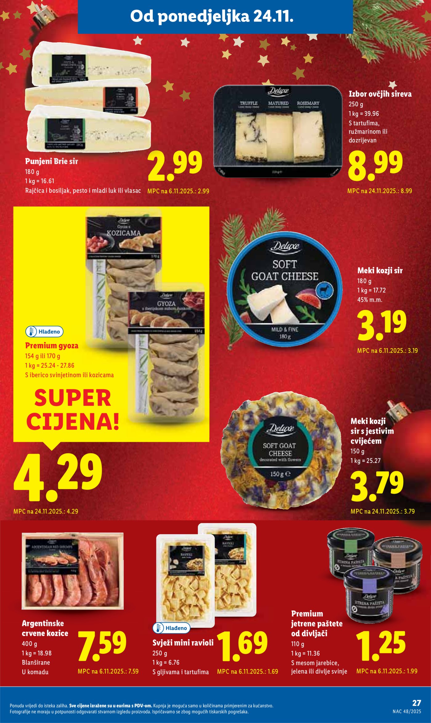 Lidl katalog Super ponuda od ponedjeljka 24.11. - 30.11.2025.