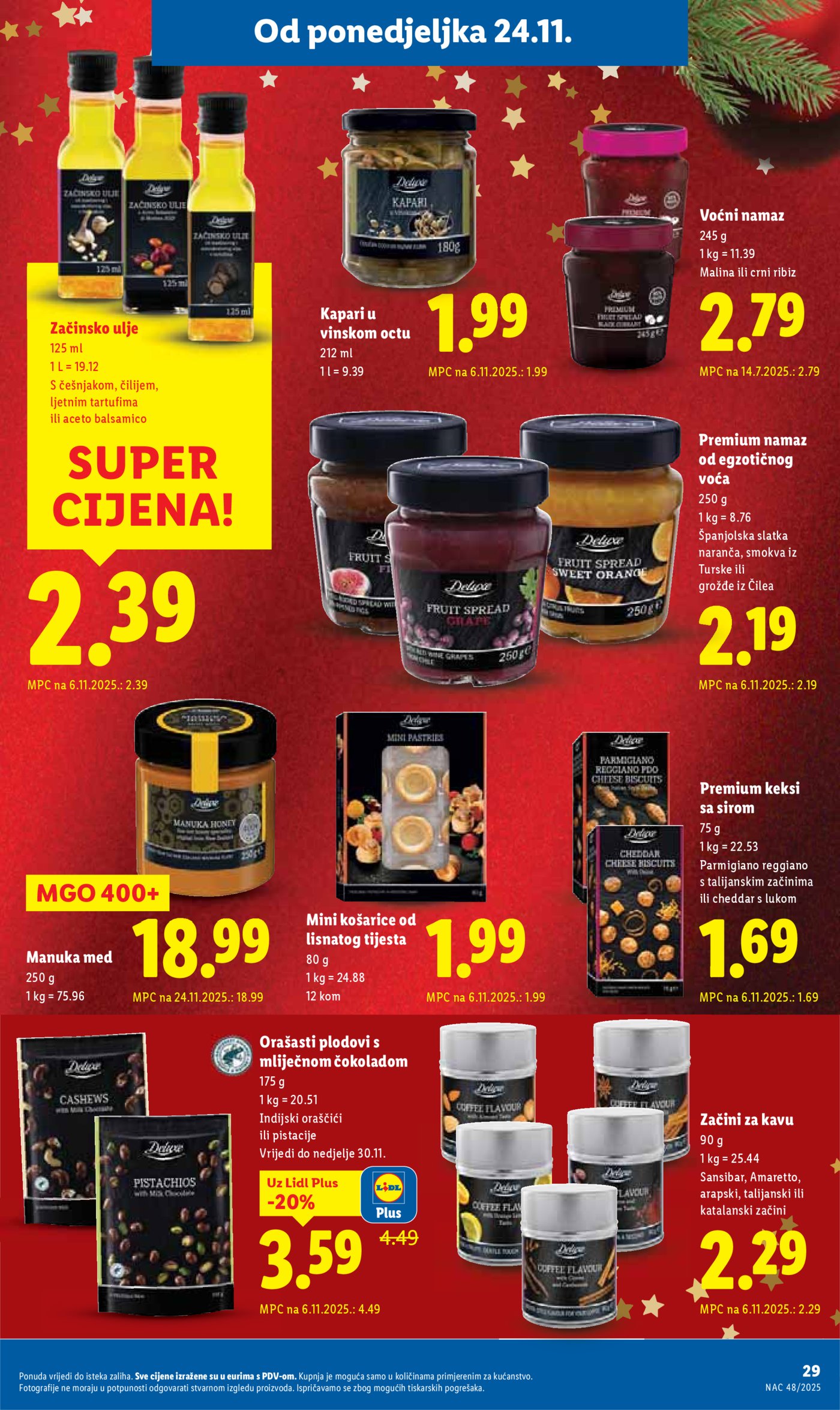 Lidl katalog Super ponuda od ponedjeljka 24.11. - 30.11.2025.