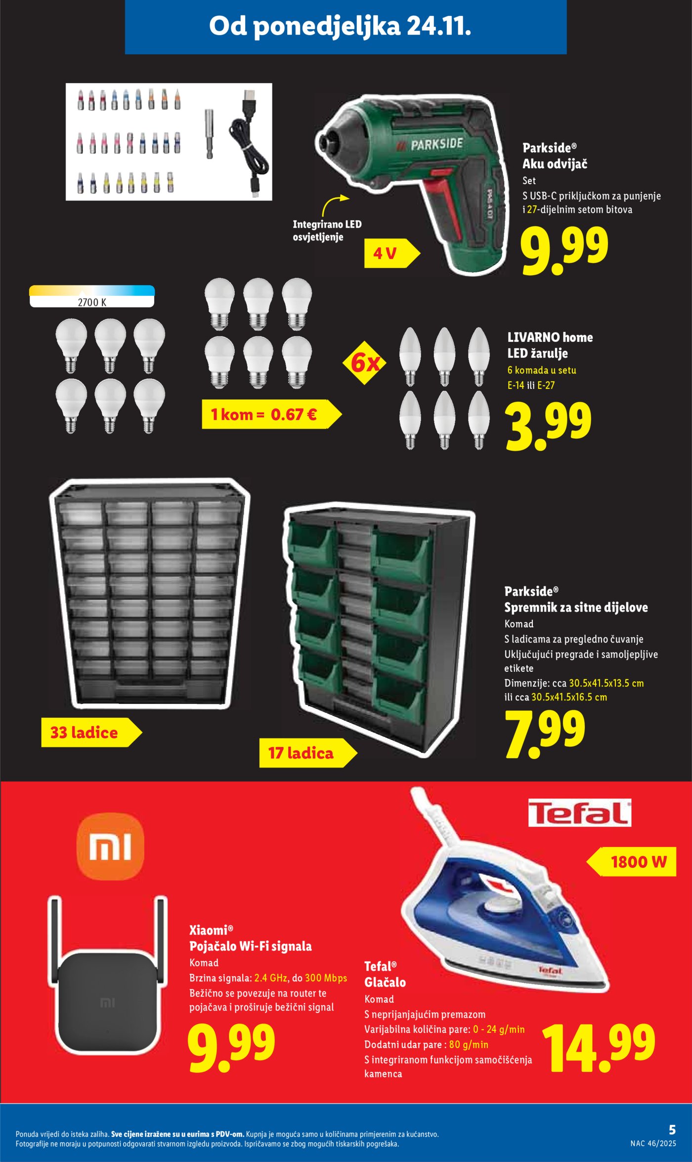 Lidl katalog Super ponuda od ponedjeljka 24.11. - 30.11.2025.