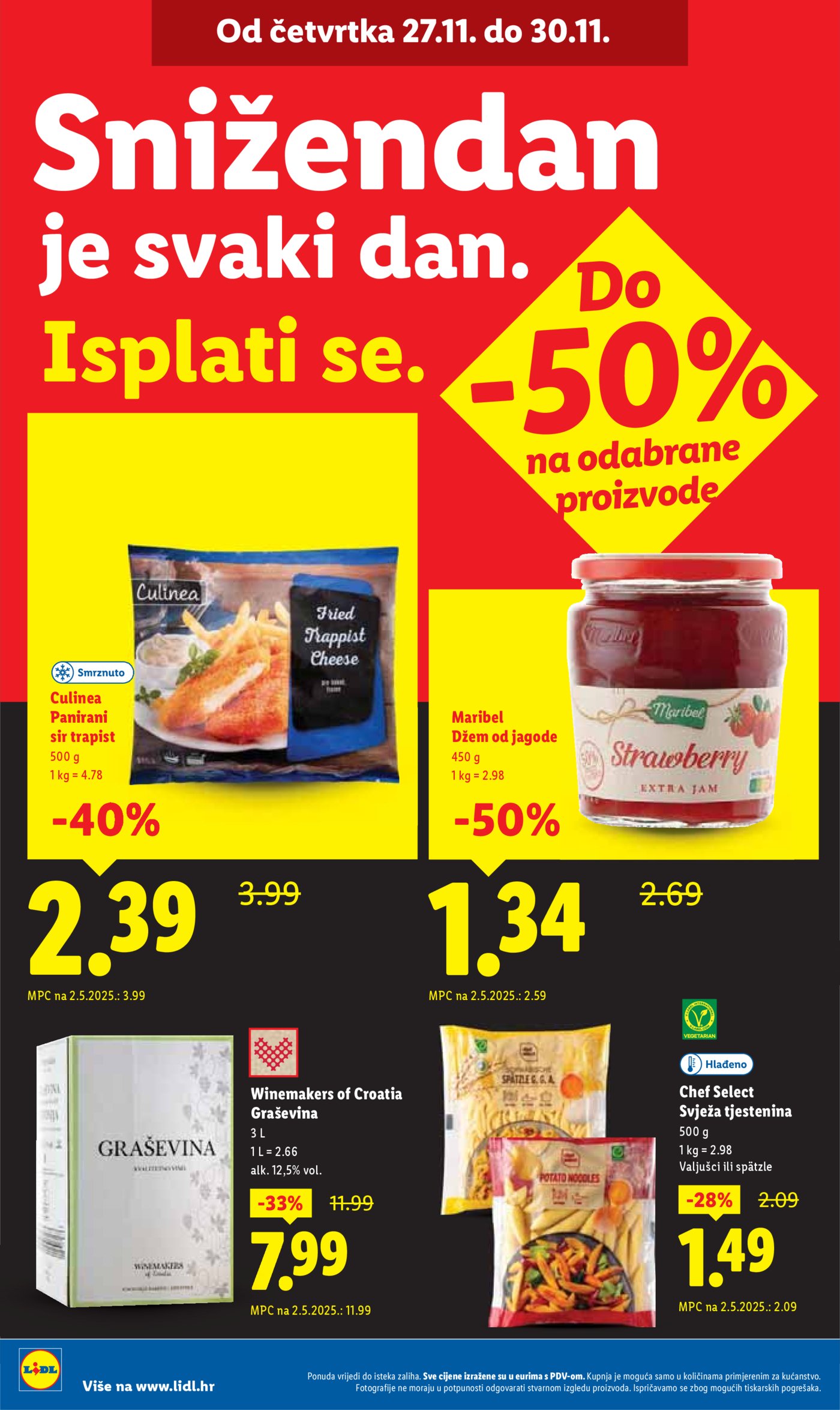 Lidl katalog Super ponuda od ponedjeljka 24.11. - 30.11.2025.