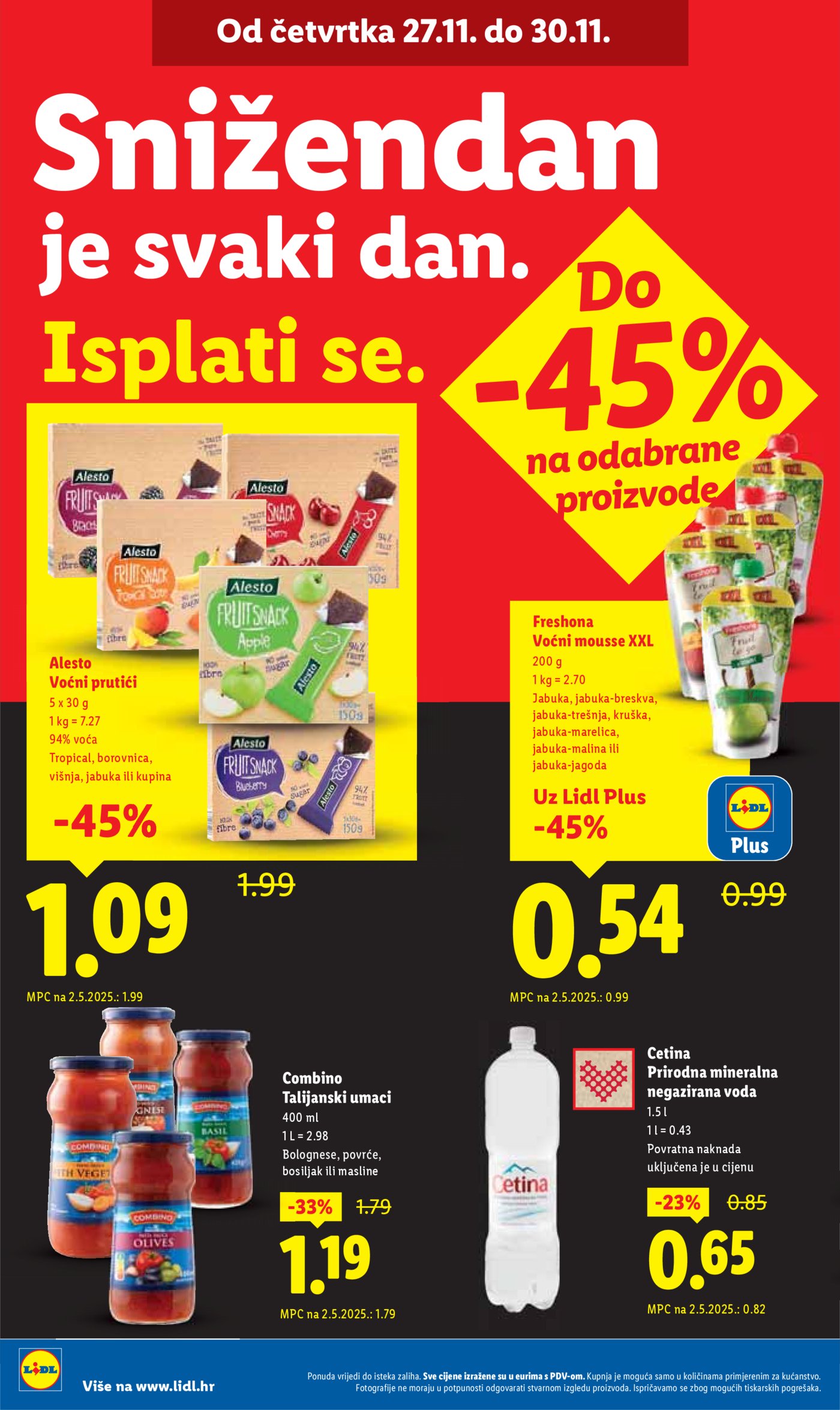 Lidl katalog Super ponuda od ponedjeljka 24.11. - 30.11.2025.