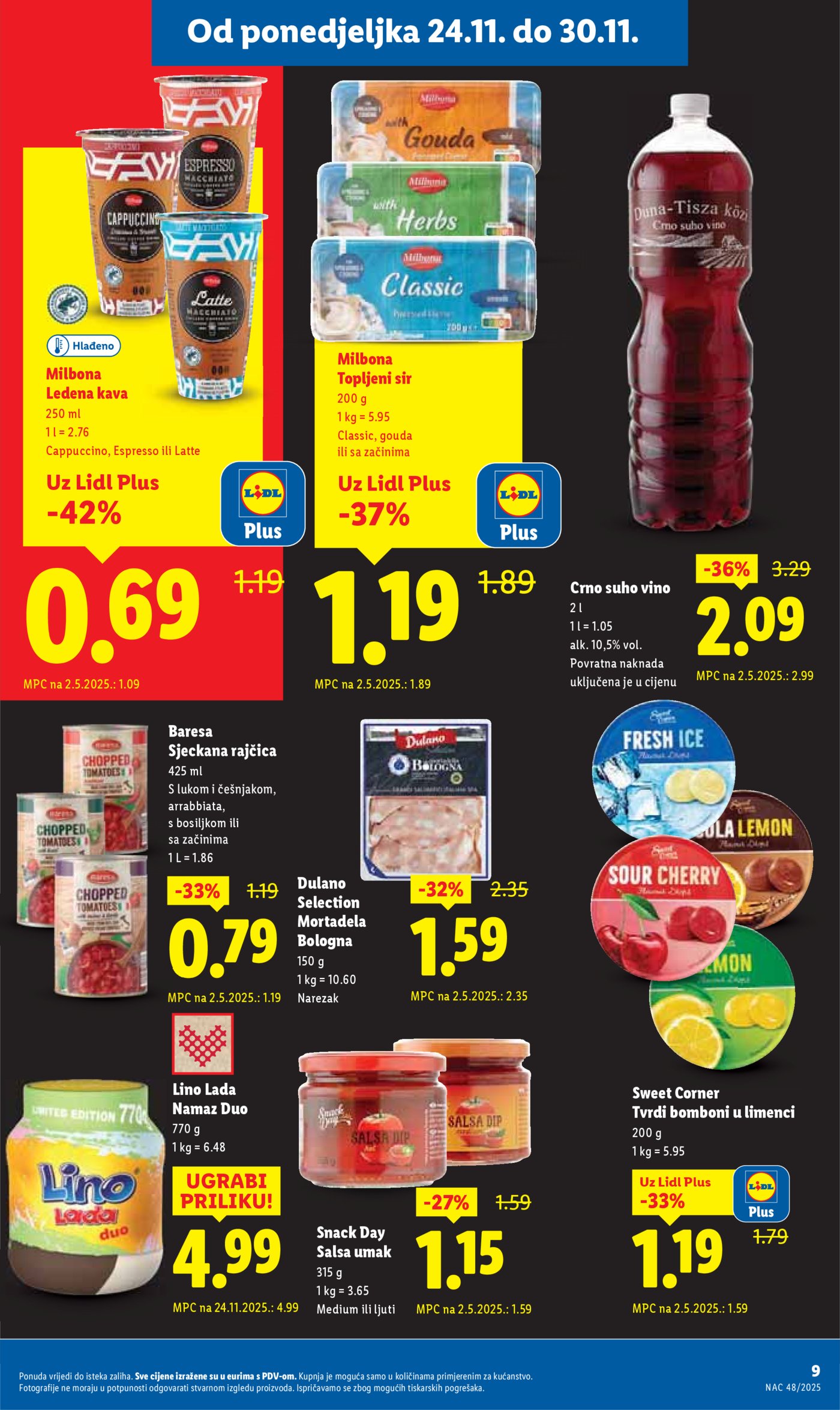 Lidl katalog Super ponuda od ponedjeljka 24.11. - 30.11.2025.