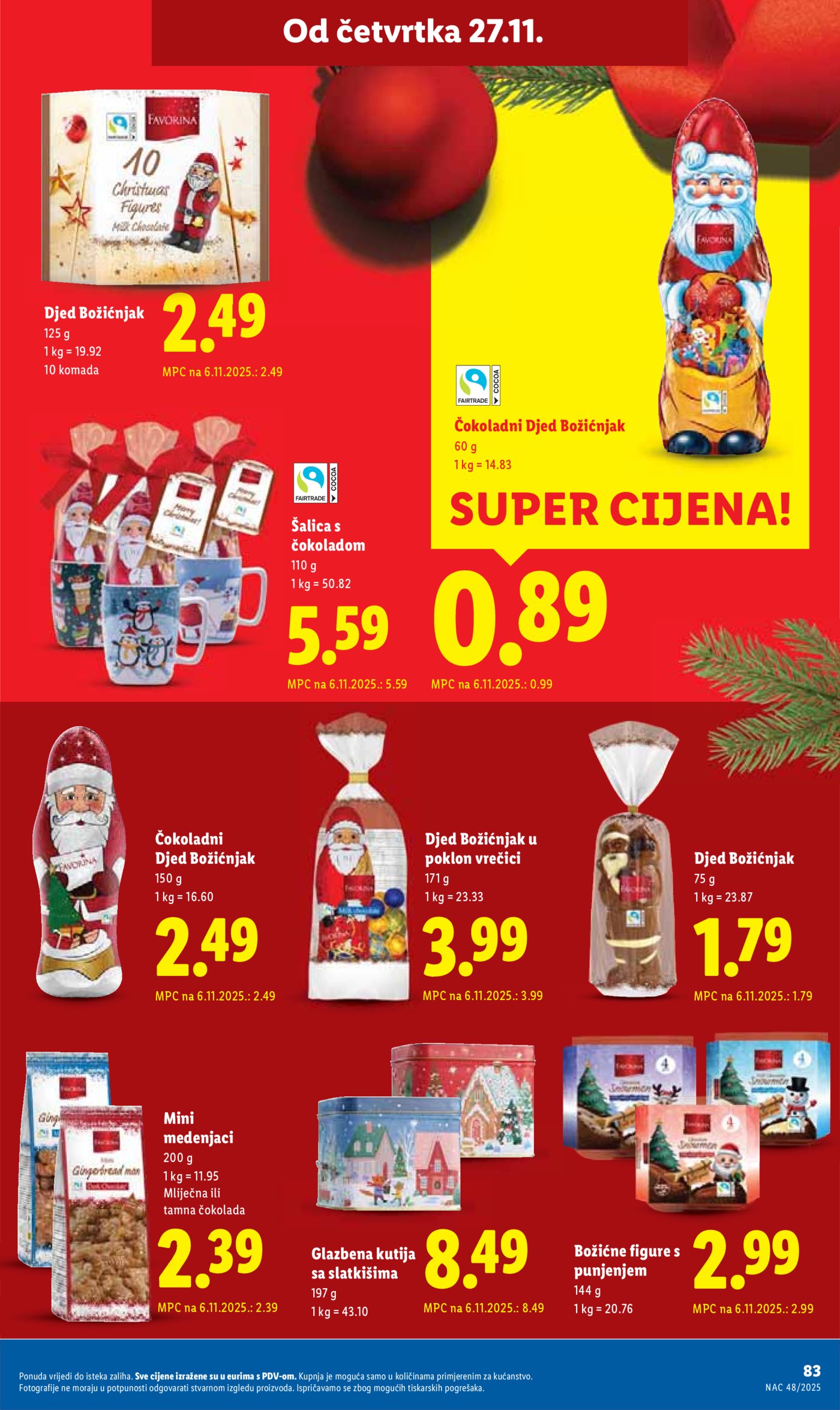 Lidl katalog Super ponuda od ponedjeljka 24.11. - 30.11.2025.