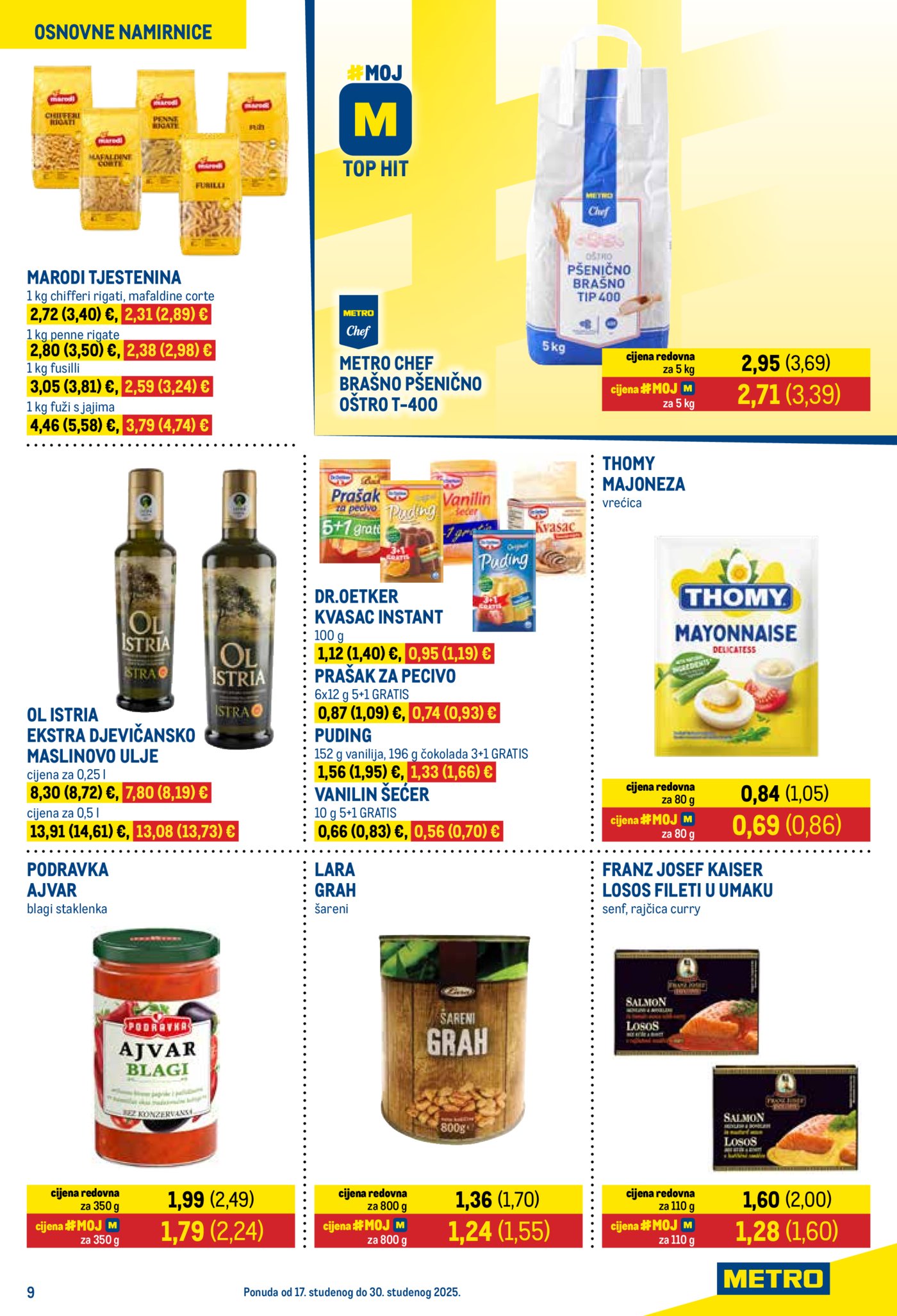 Metro prehrana i neprehrana katalog Akcija 17.11.-30.11.2025.