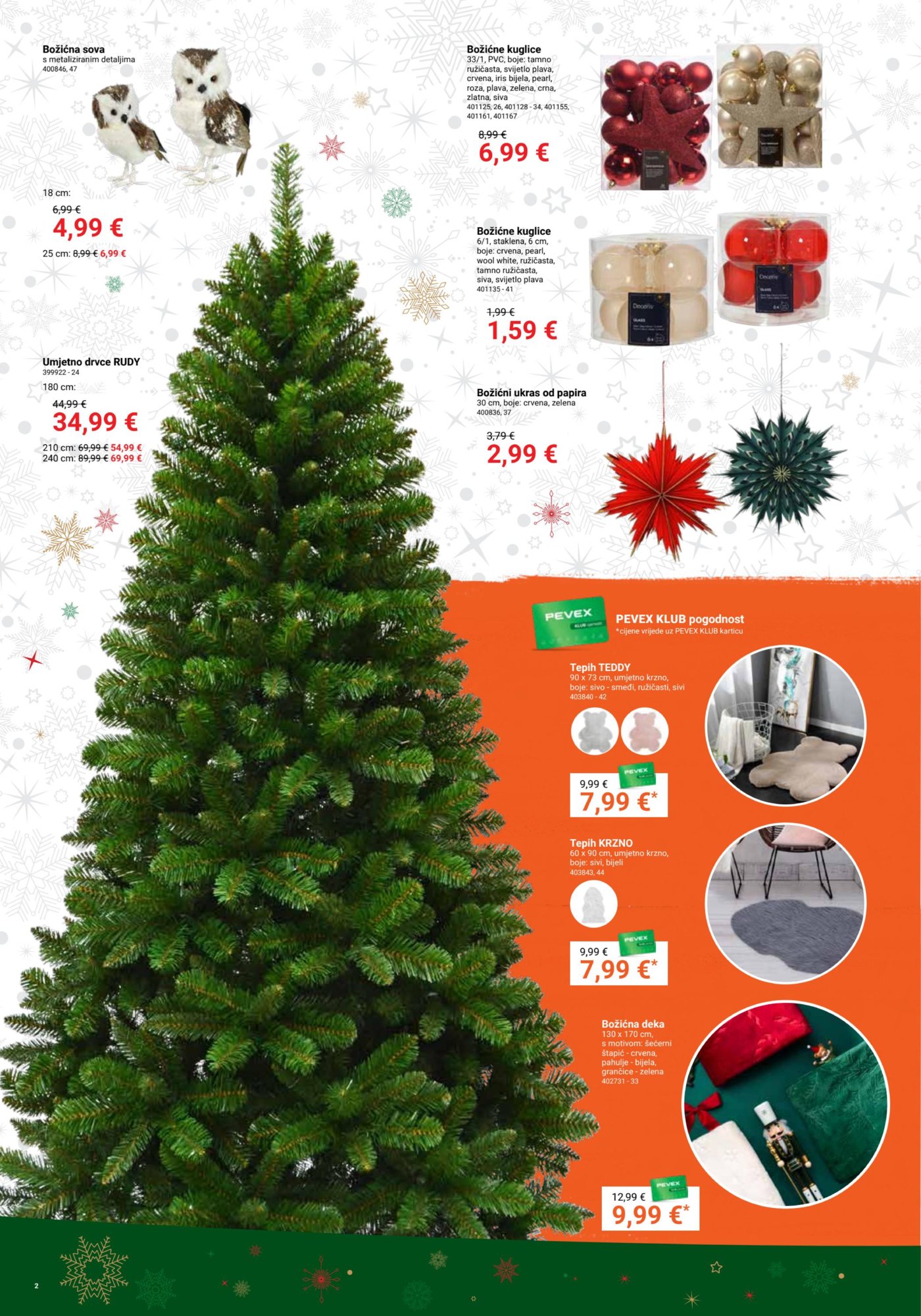 Pevex Božić katalog Akcija 13.11.-31.12.2025.