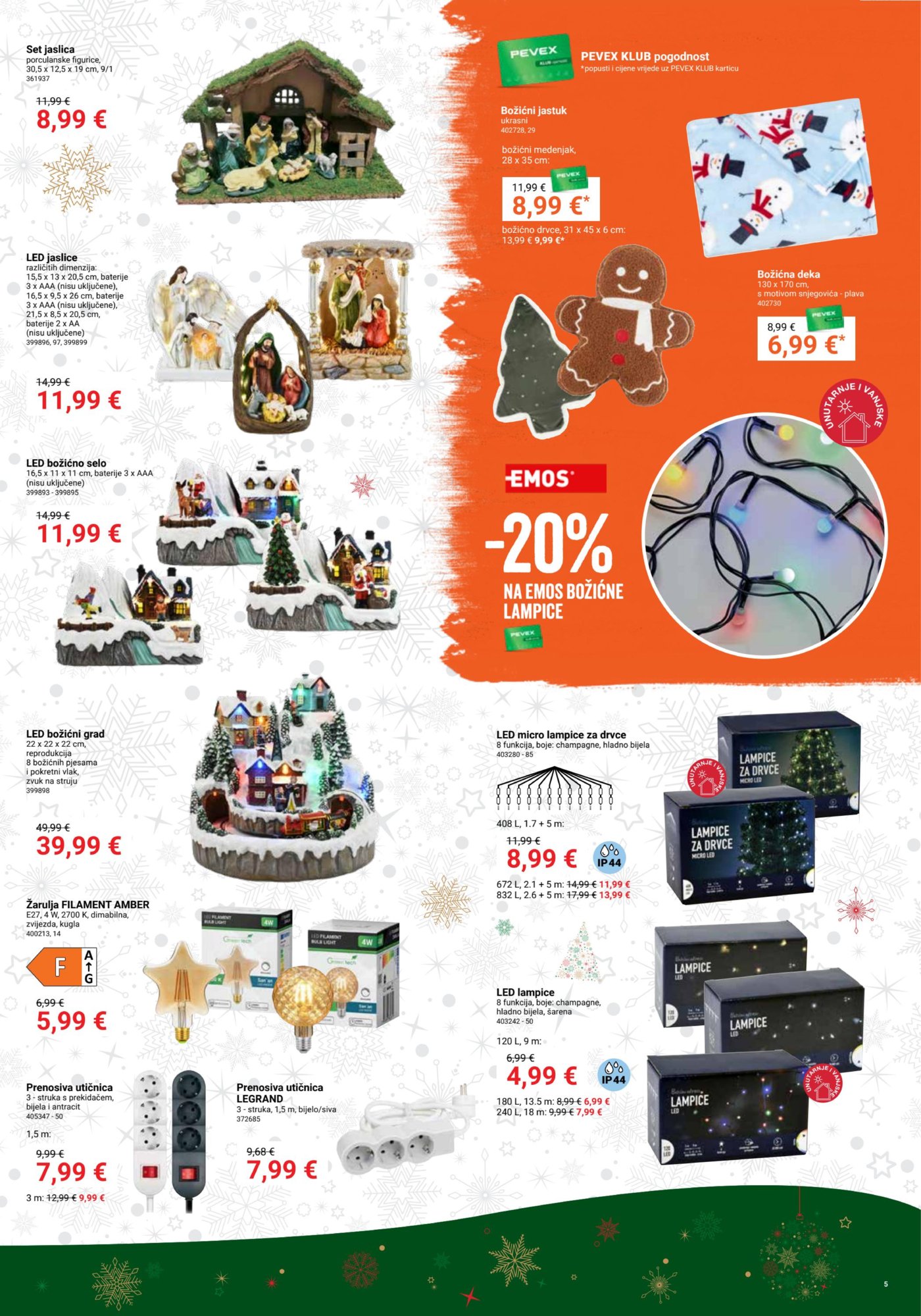 Pevex Božić katalog Akcija 13.11.-31.12.2025.