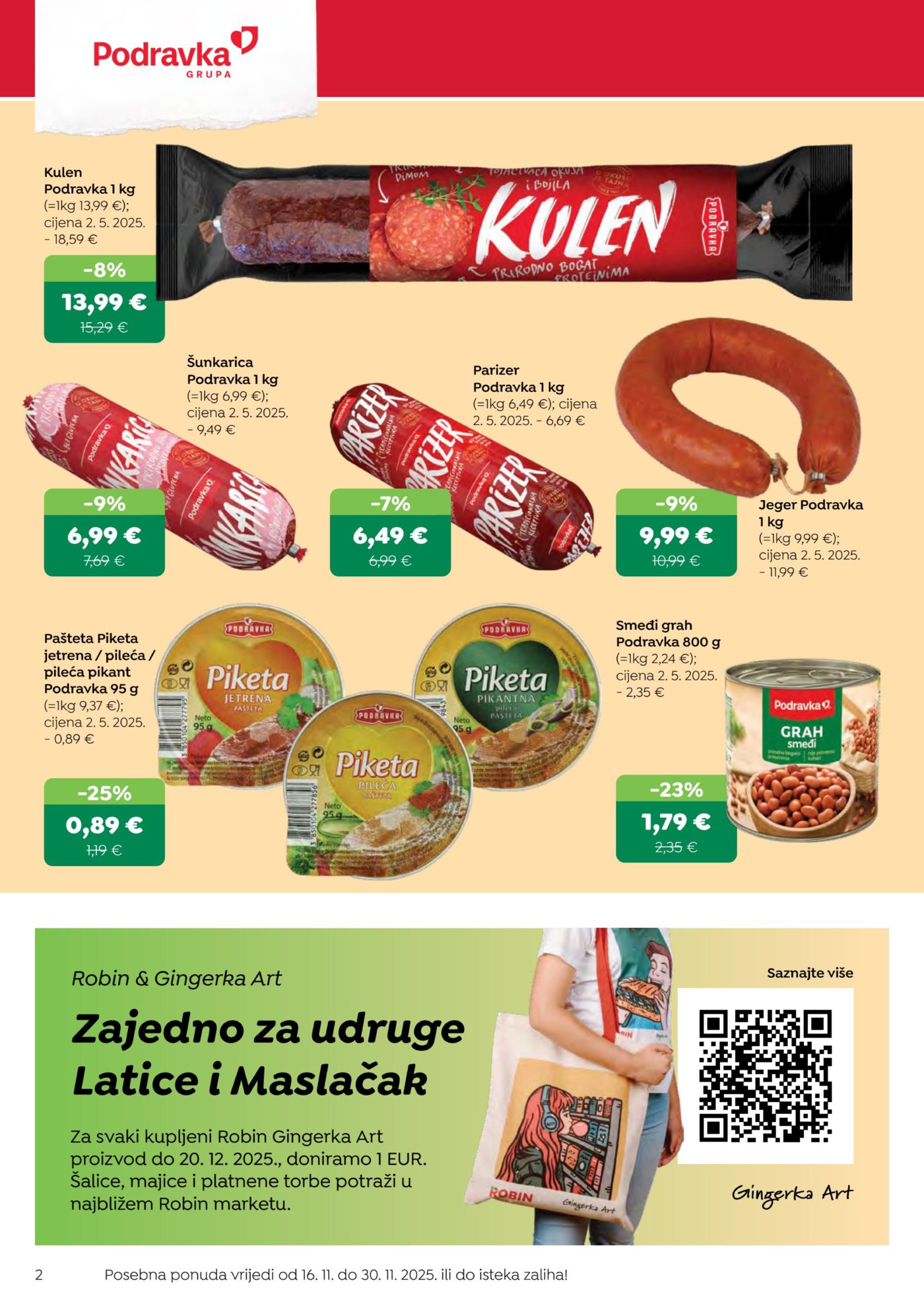 Robin katalog Akcija 16.11.-30.11.2025.