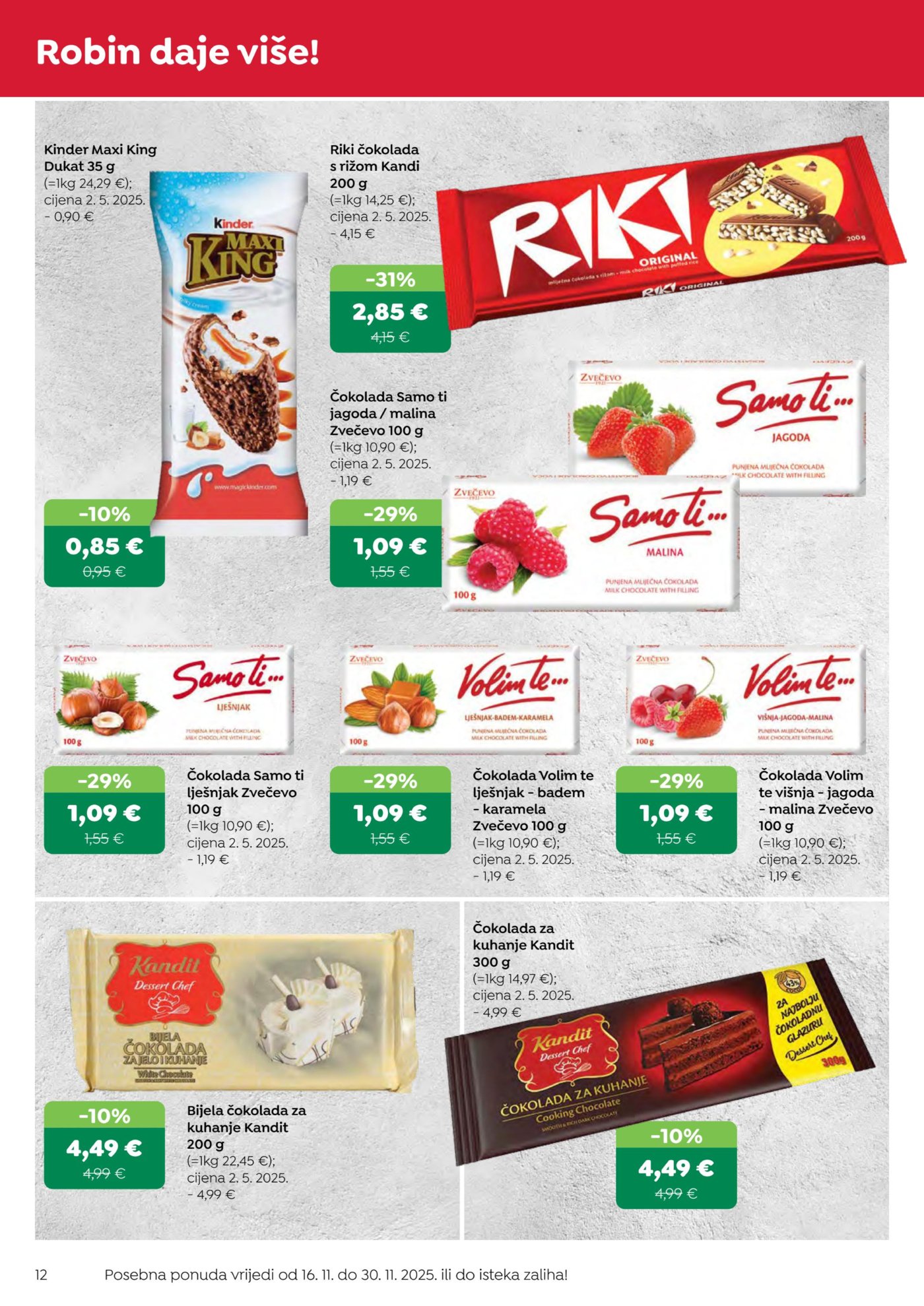 Robin katalog Akcija 16.11.-30.11.2025.