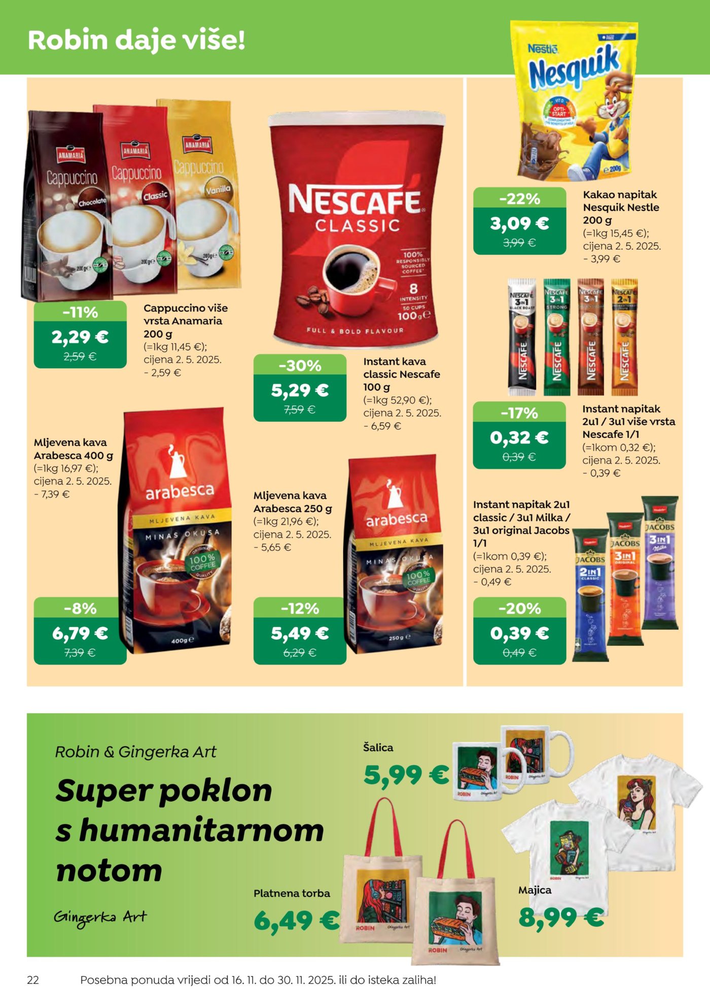 Robin katalog Akcija 16.11.-30.11.2025.