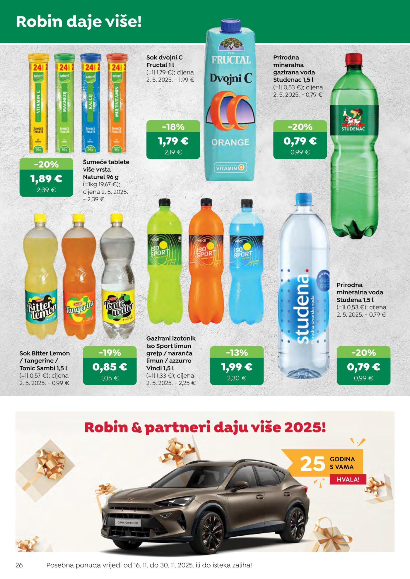 Robin katalog Akcija 16.11.-30.11.2025.