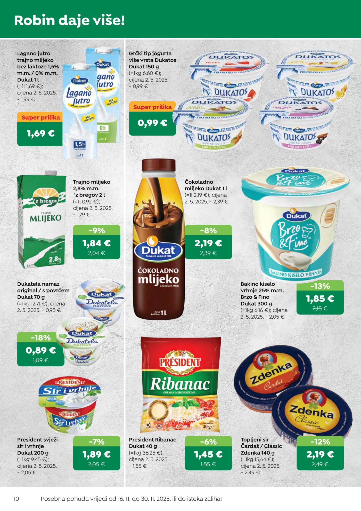 Robin katalog Akcija 16.11.-30.11.2025.