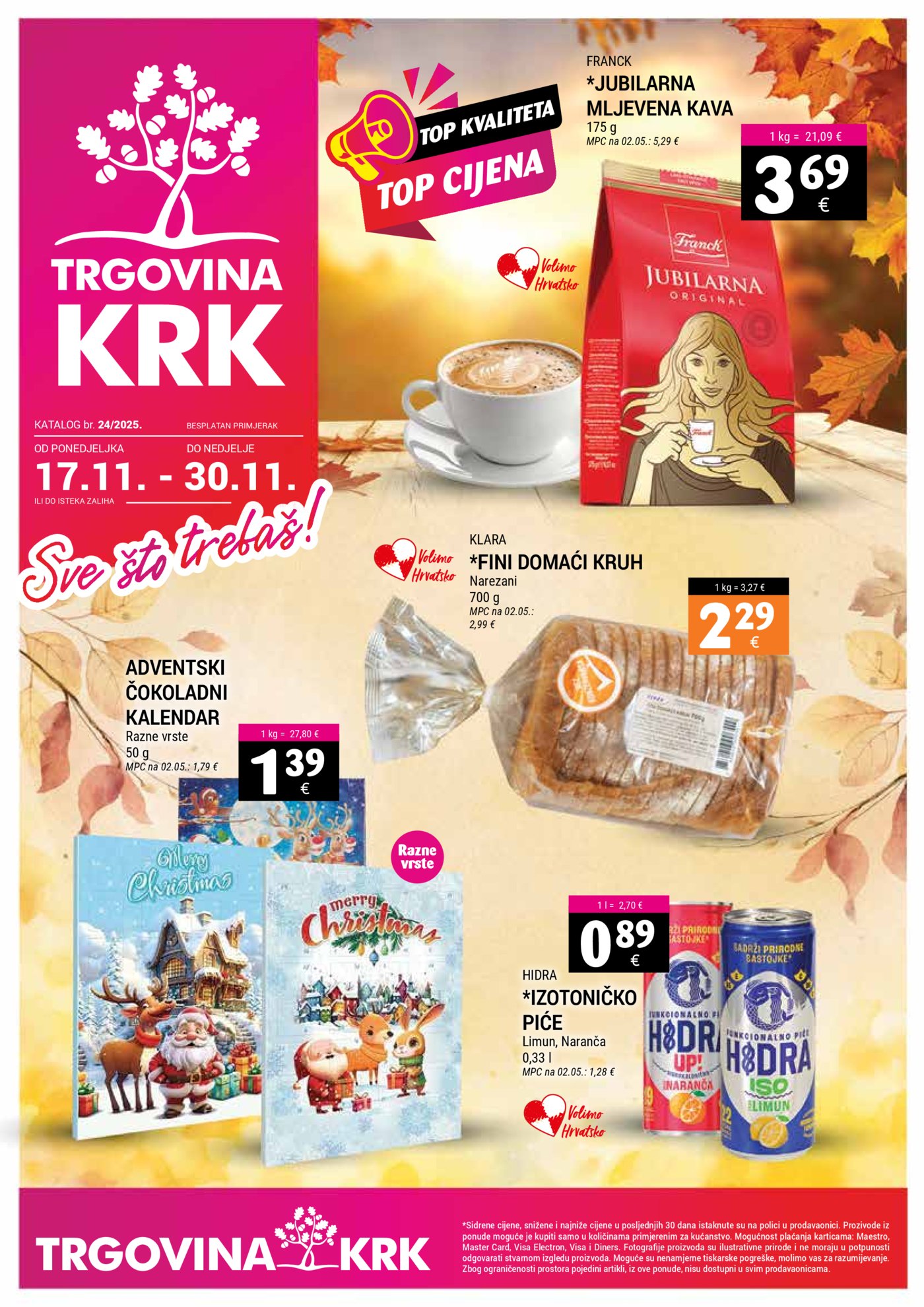 Trgovina Krk katalog Akcija 17.-30.11.2025.