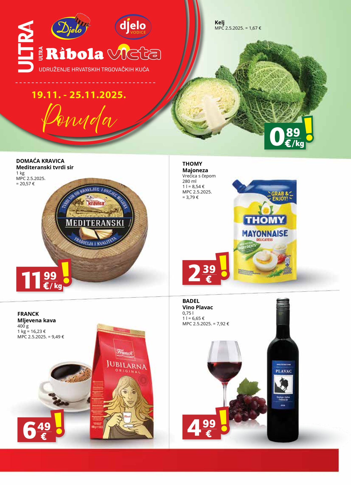 Ultra gros Victa katalog Akcija 19.11.-25.11.2025.