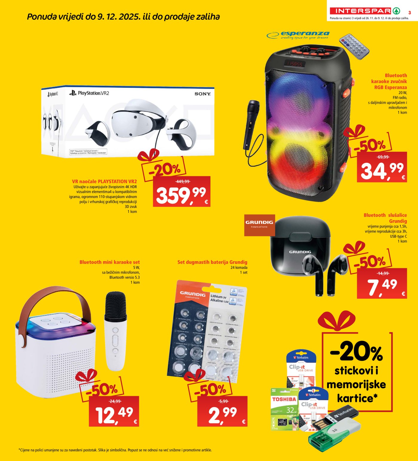 Interspar Black Friday katalog Akcija 24.11.-9.12.2025.
