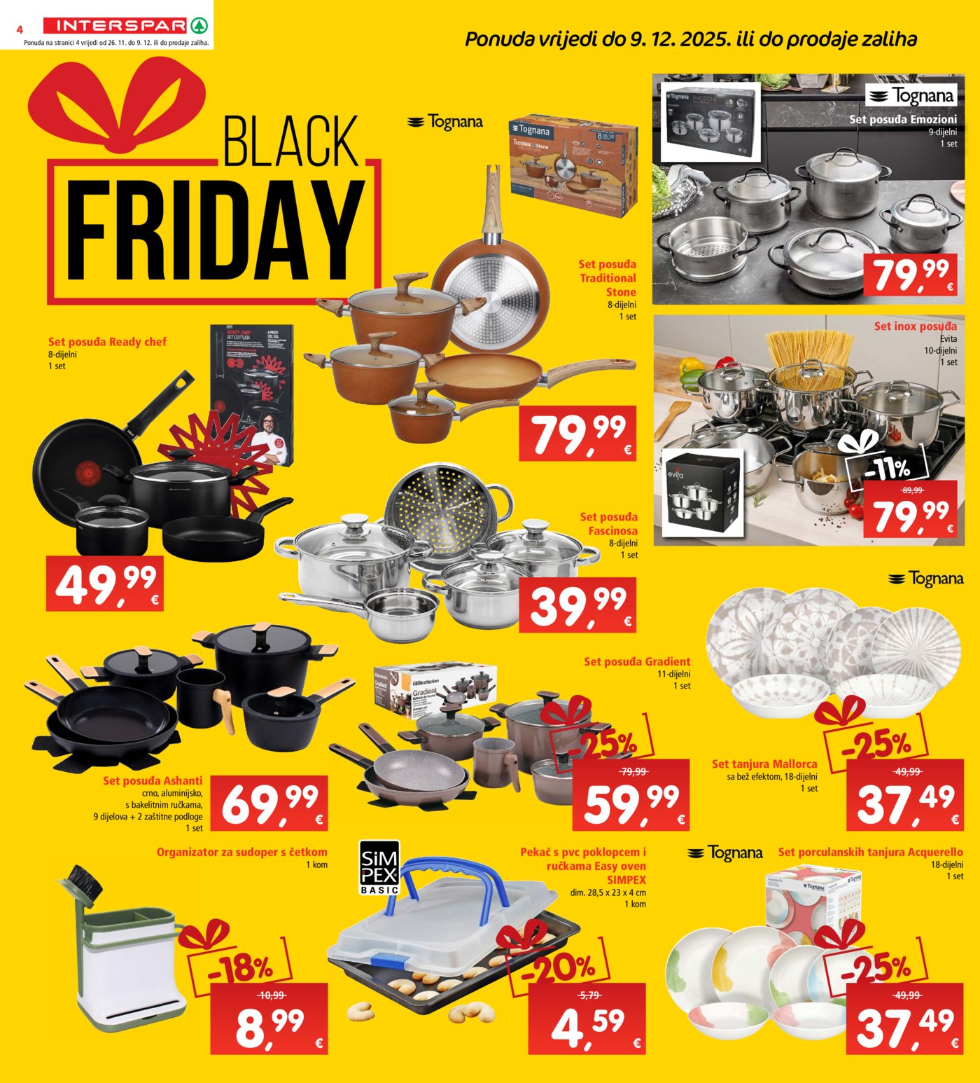 Interspar Black Friday katalog Akcija 24.11.-9.12.2025.