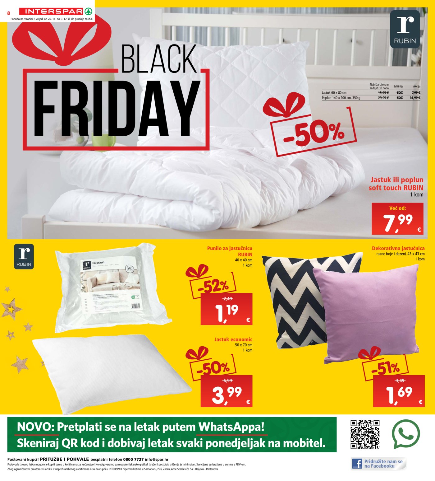 Interspar Black Friday katalog Akcija 24.11.-9.12.2025.