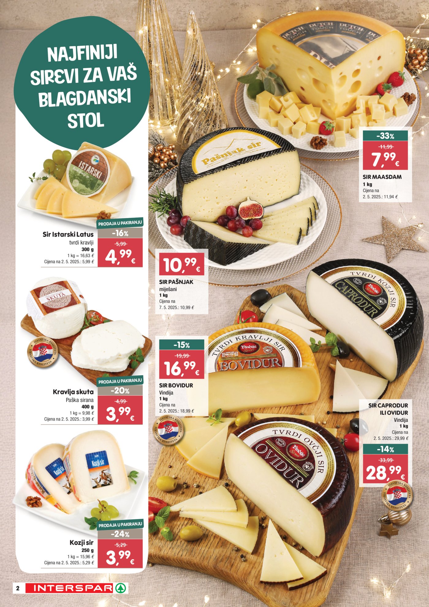 Interspar Delicije katalog Akcija 27.11.-31.12.2025.