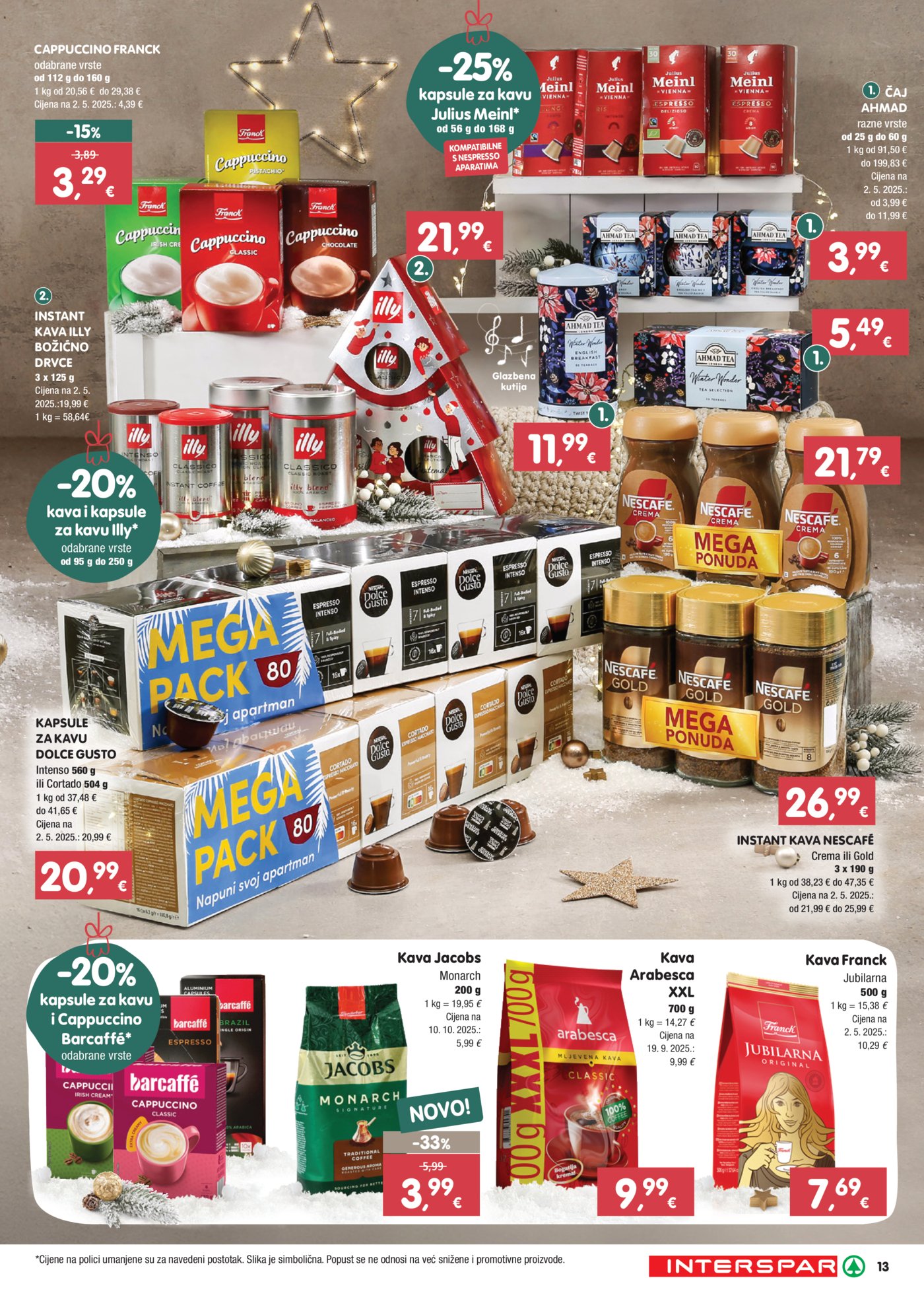 Interspar Delicije katalog Akcija 27.11.-31.12.2025.
