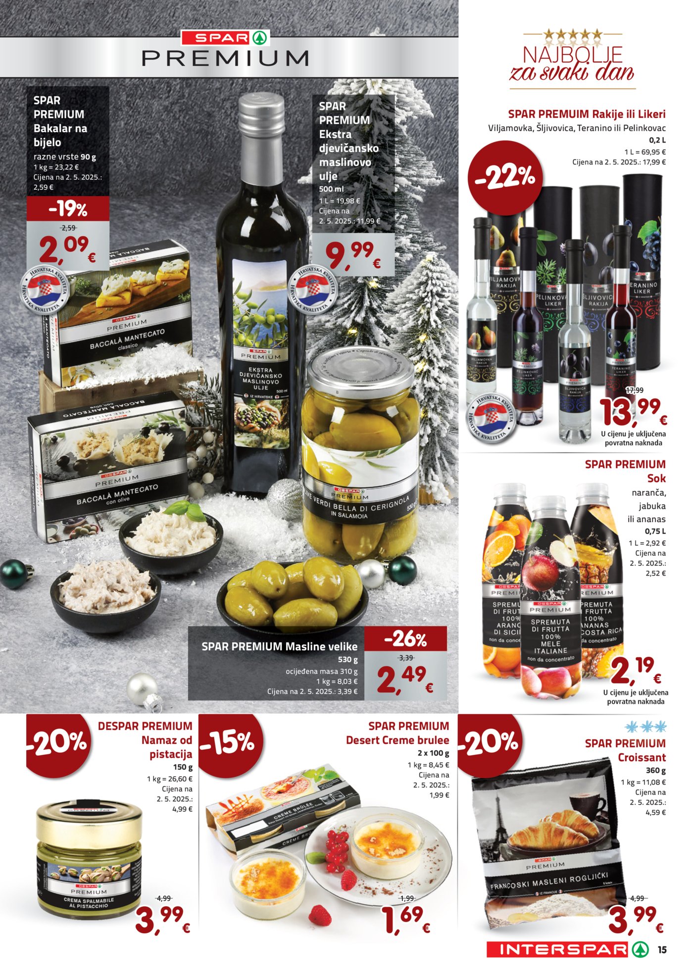 Interspar Delicije katalog Akcija 27.11.-31.12.2025.