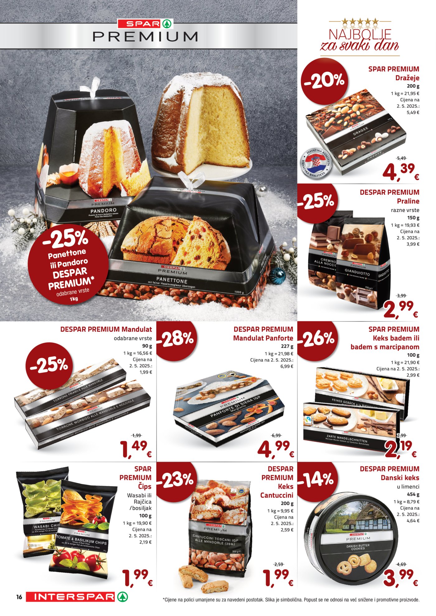 Interspar Delicije katalog Akcija 27.11.-31.12.2025.