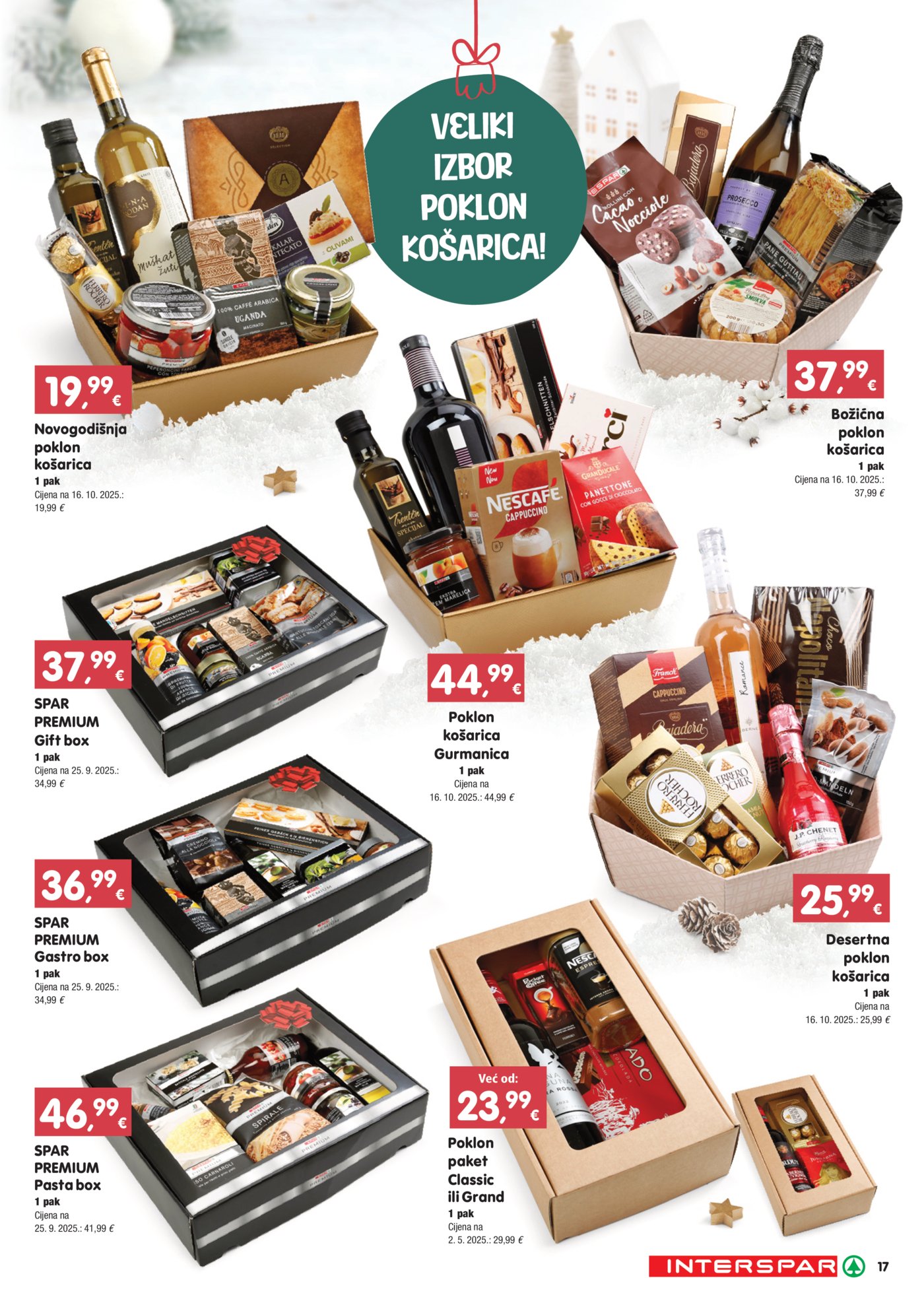Interspar Delicije katalog Akcija 27.11.-31.12.2025.