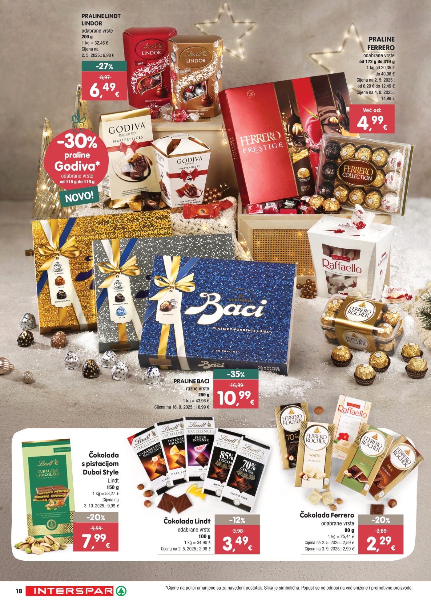Interspar Delicije katalog Akcija 27.11.-31.12.2025.