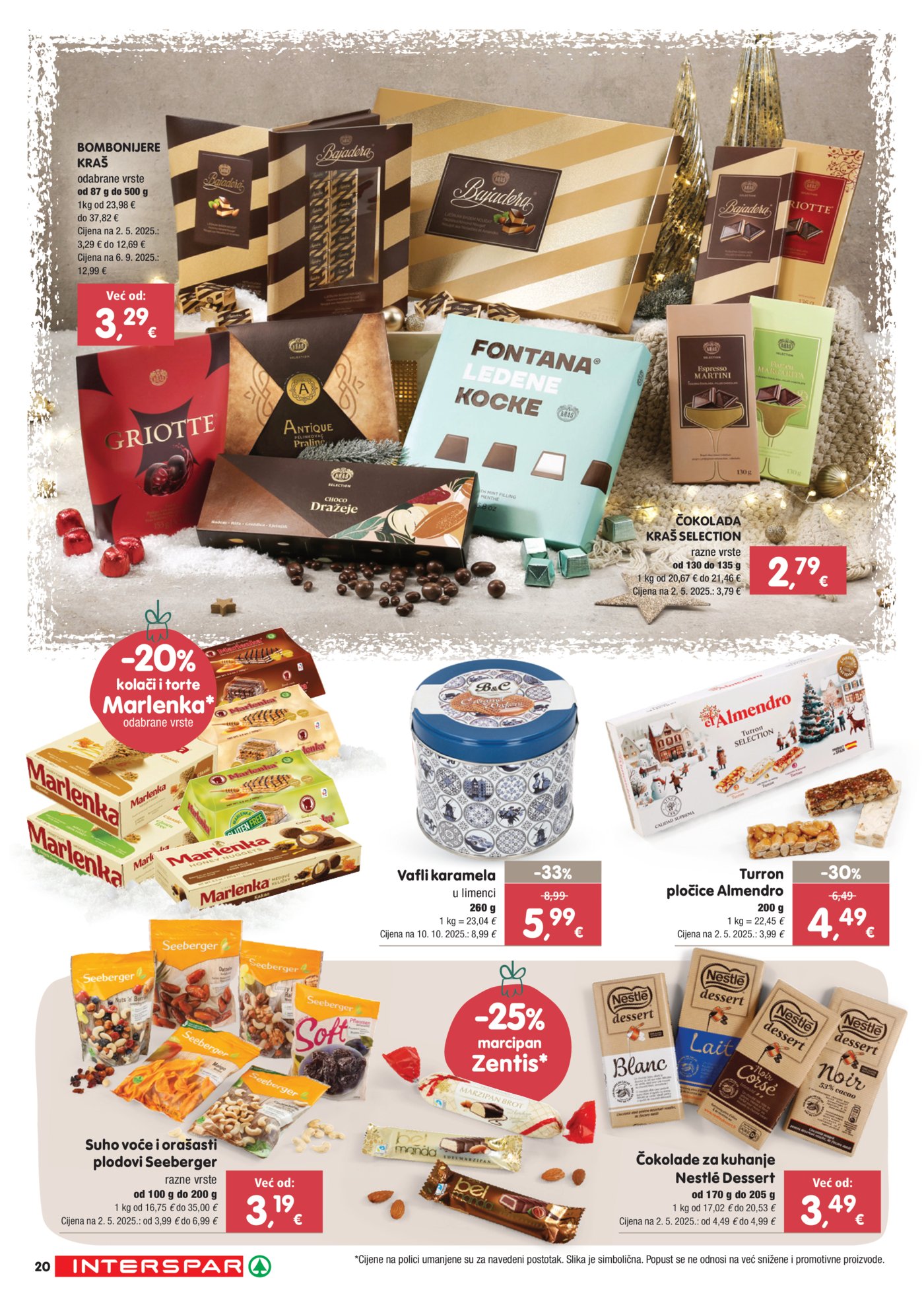 Interspar Delicije katalog Akcija 27.11.-31.12.2025.