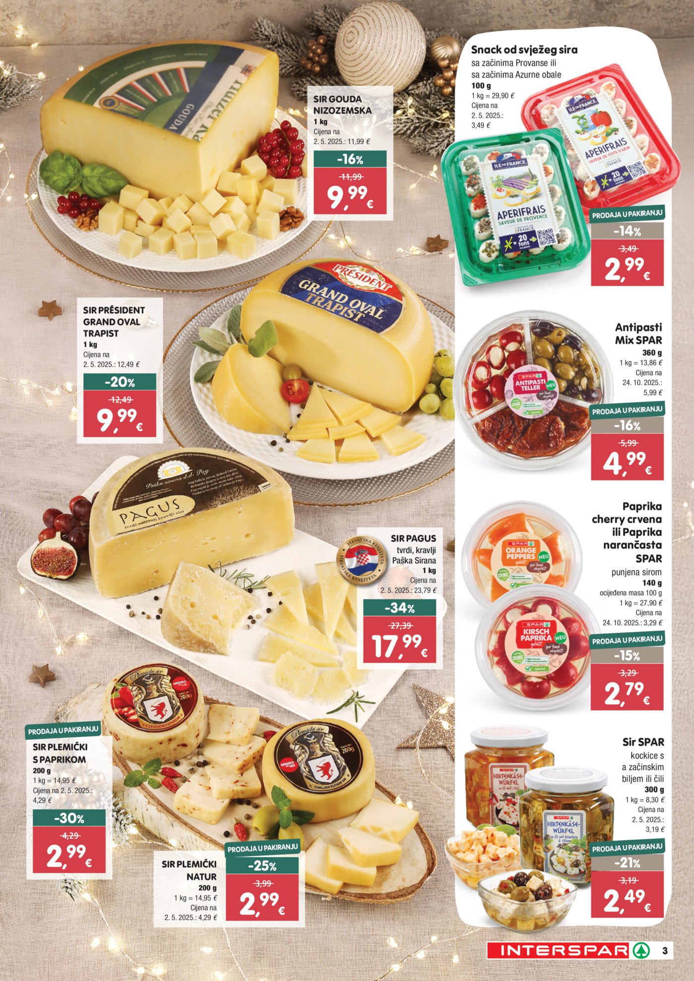 Interspar Delicije katalog Akcija 27.11.-31.12.2025.
