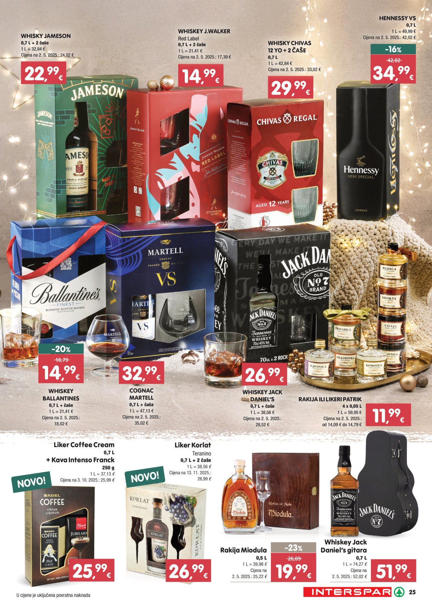 Interspar Delicije katalog Akcija 27.11.-31.12.2025.