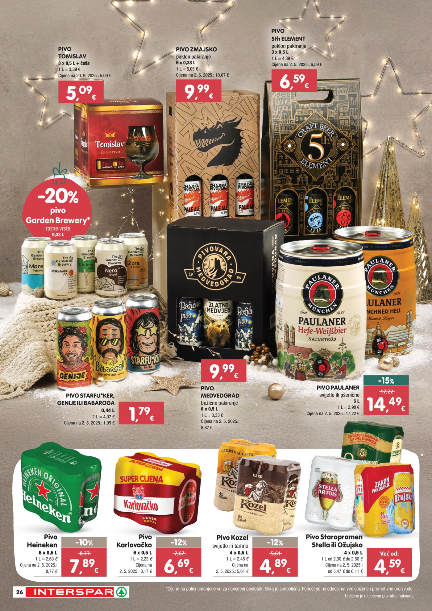 Interspar Delicije katalog Akcija 27.11.-31.12.2025.