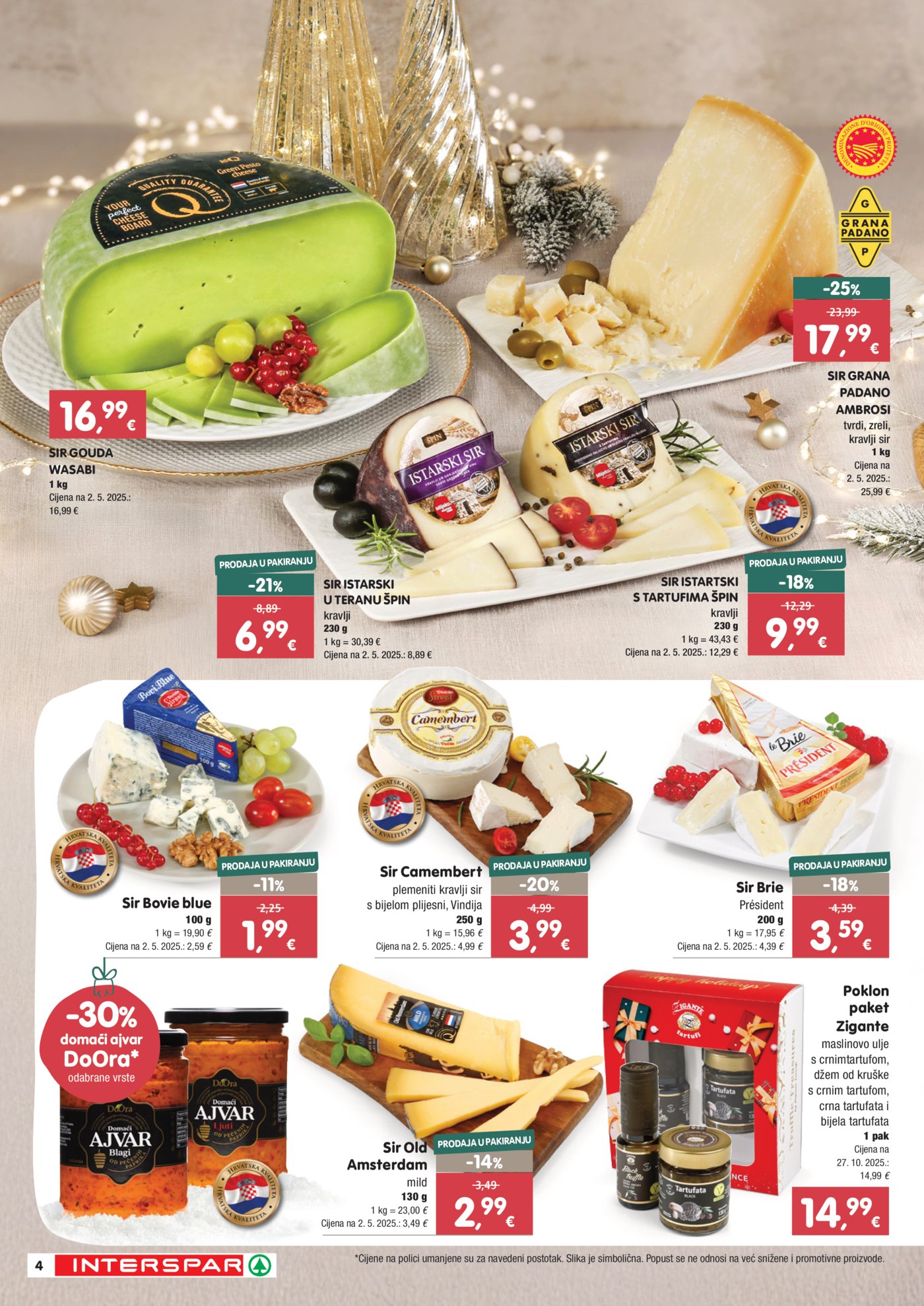 Interspar Delicije katalog Akcija 27.11.-31.12.2025.