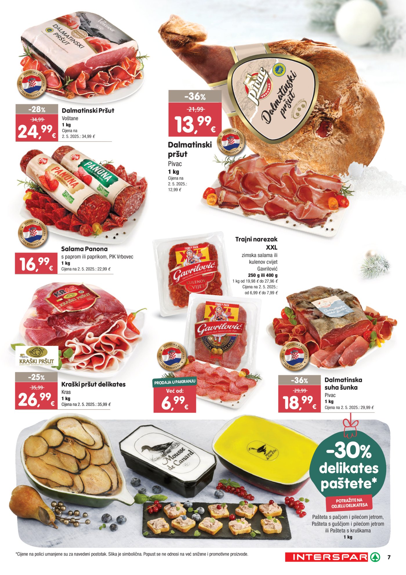 Interspar Delicije katalog Akcija 27.11.-31.12.2025.